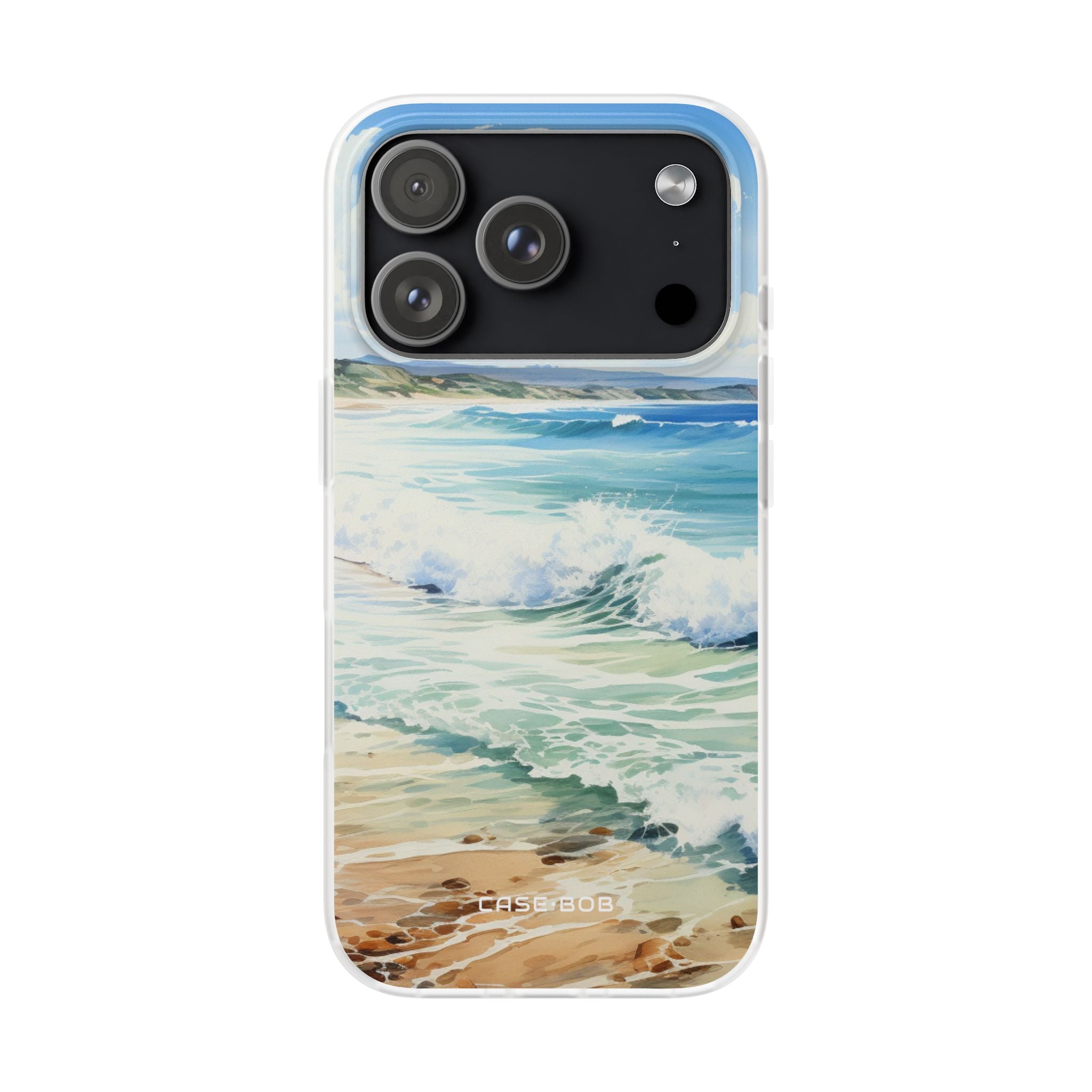 Foamy Wave Breeze iPhone 17 Pro Case - Soft - CASE•BOB