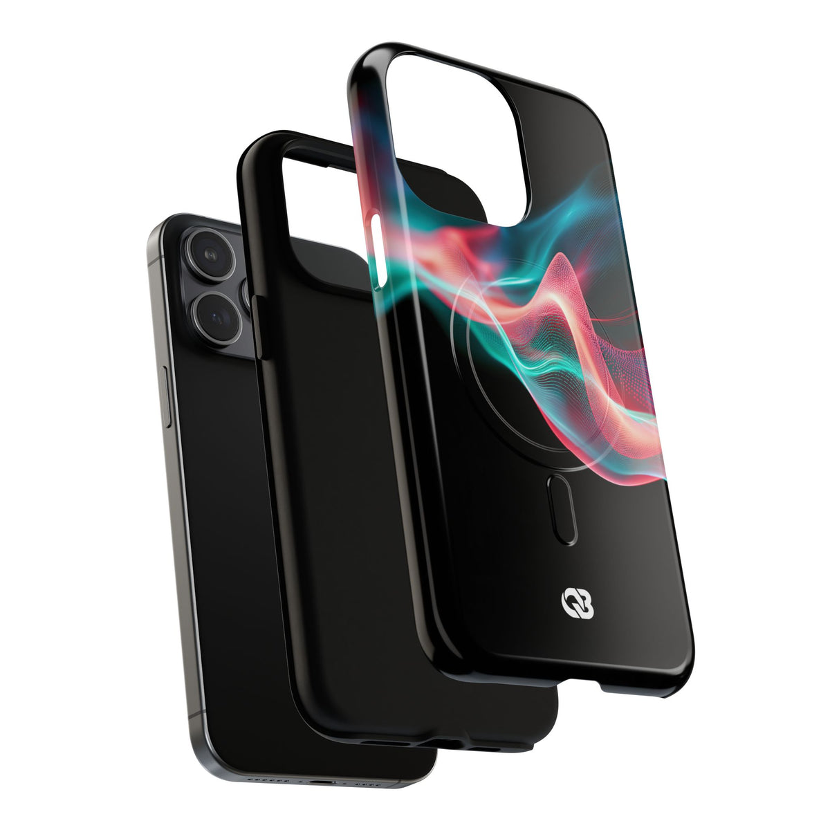 Digital Frequency · Tough 2.0 Magnetic Phone Case for iPhone · Black