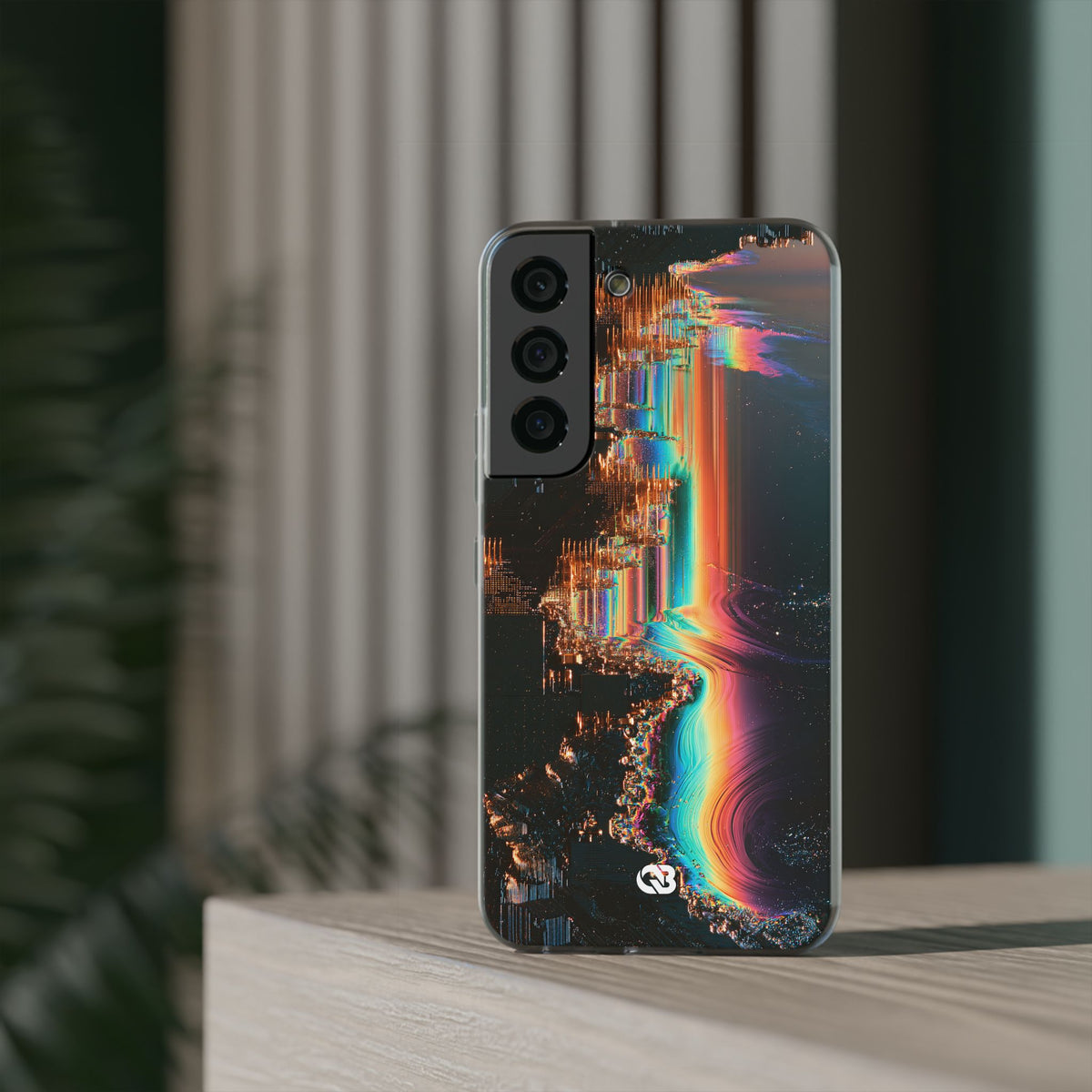 Prismatic Circuit · Lite Phone Case for Samsung · Black