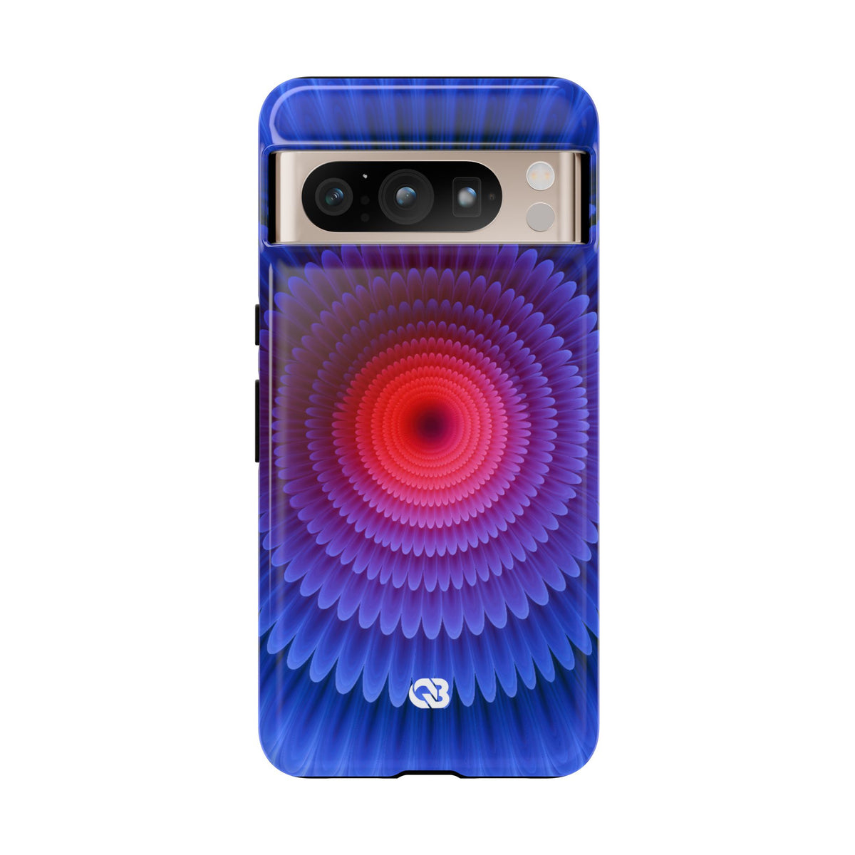 Radial Spectrum Bloom · Tough Phone Case for Pixel · Blue