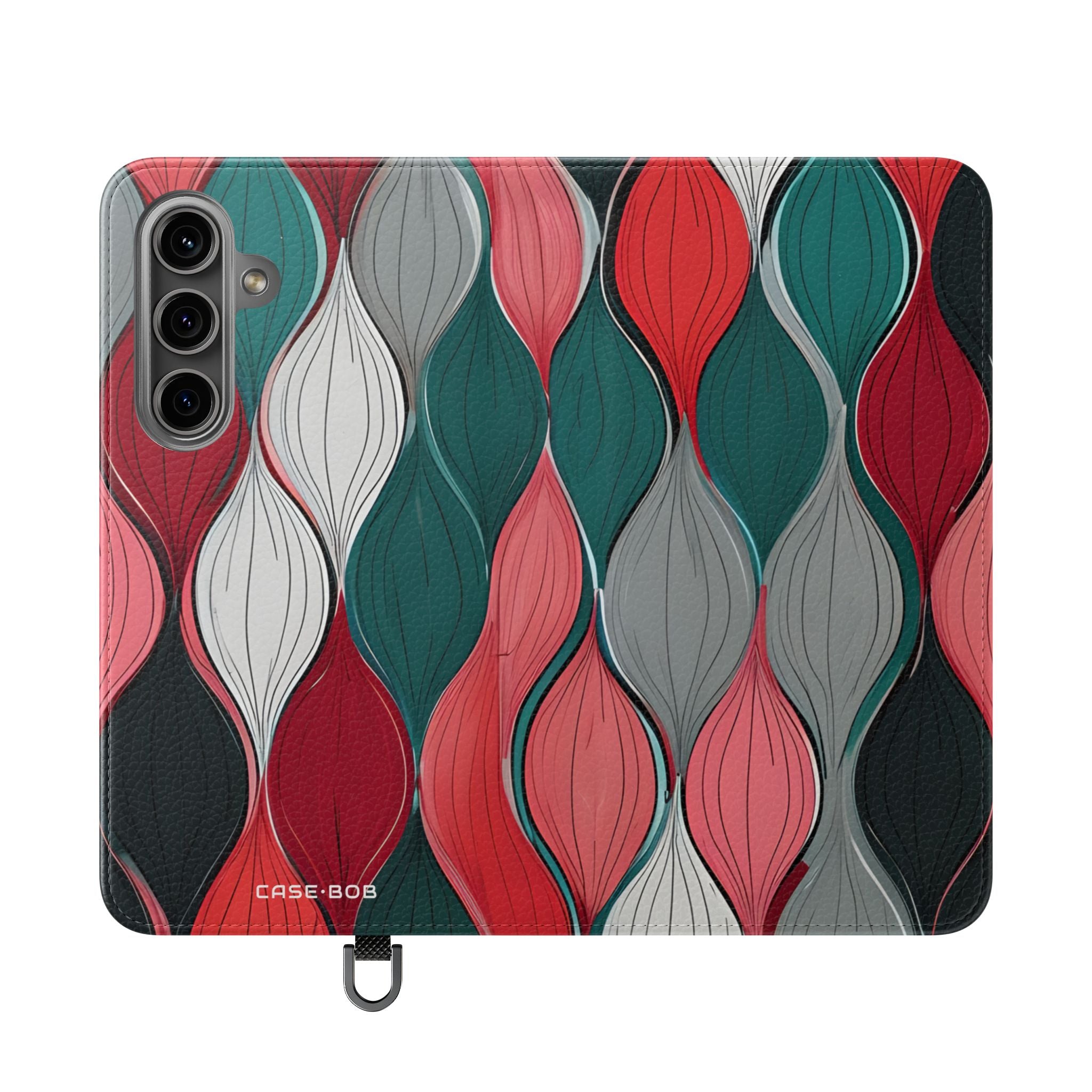 Leaf Spiral Pink - Samsung S24 Case - Wallet