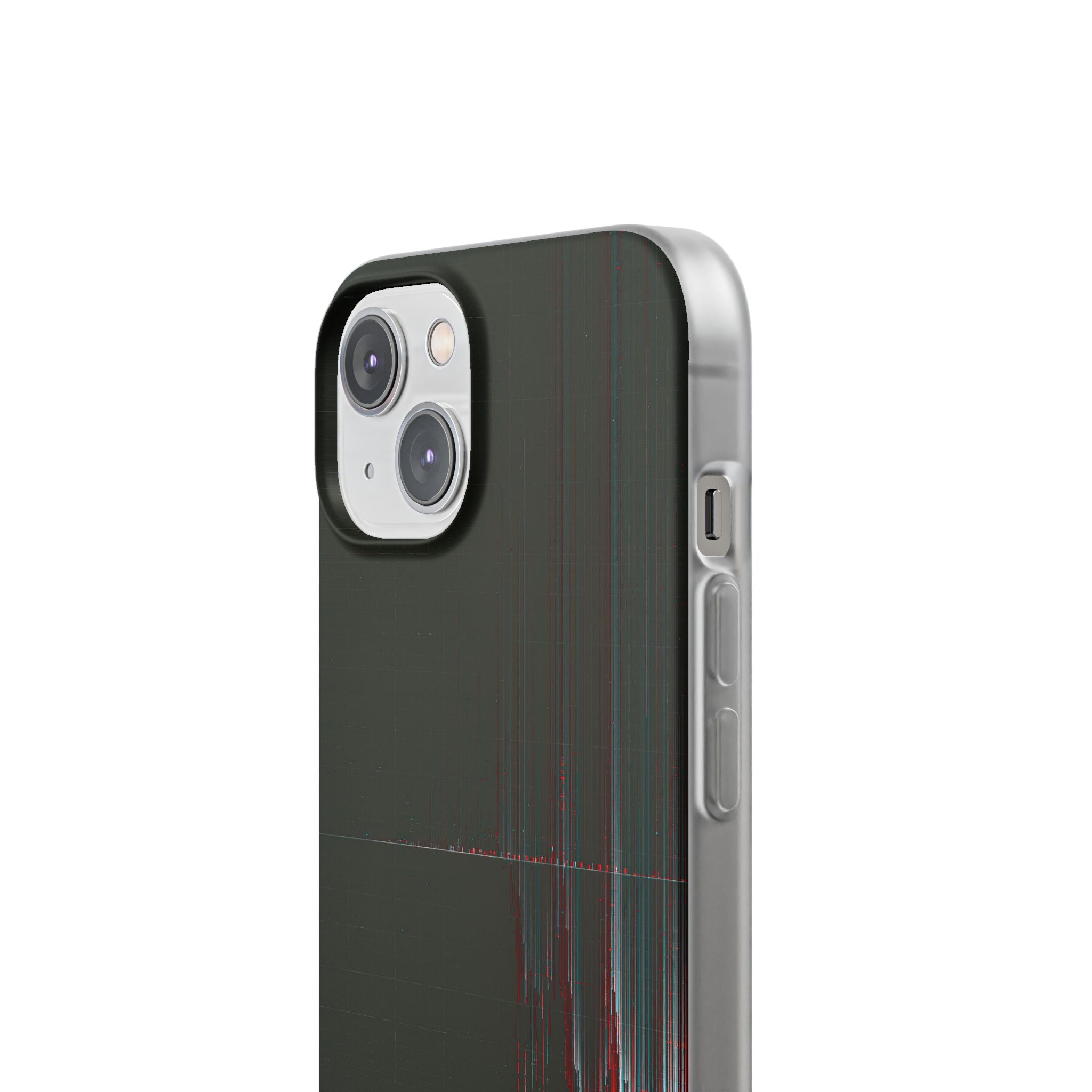 Black Lite Phone Case for iPhone - Corrupted Data Stream
