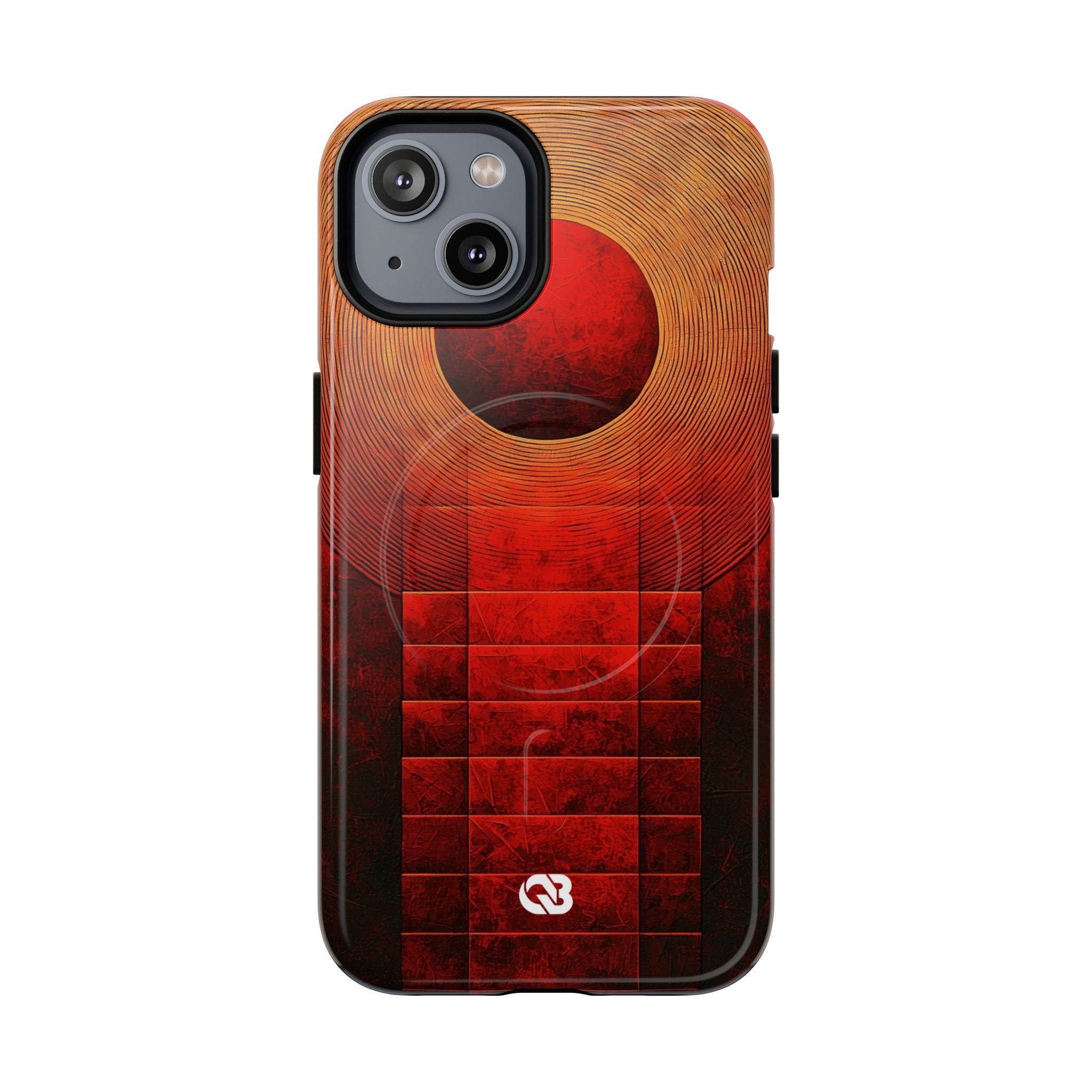 Crimson Solar Halo · Tough+ Capa para iPhone · Magsafe