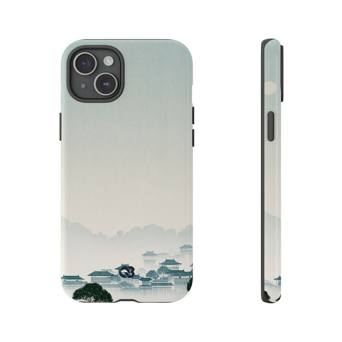 Misty Dynasty Horizon · Tough Phone Case for iPhone · Blue
