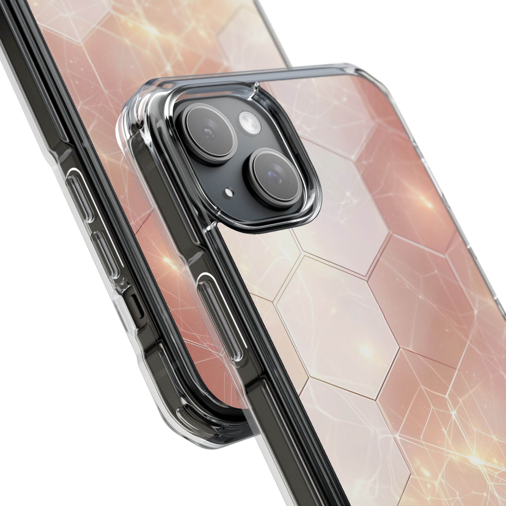Honeycomb Glow iPhone 15 Plus Case - Impact