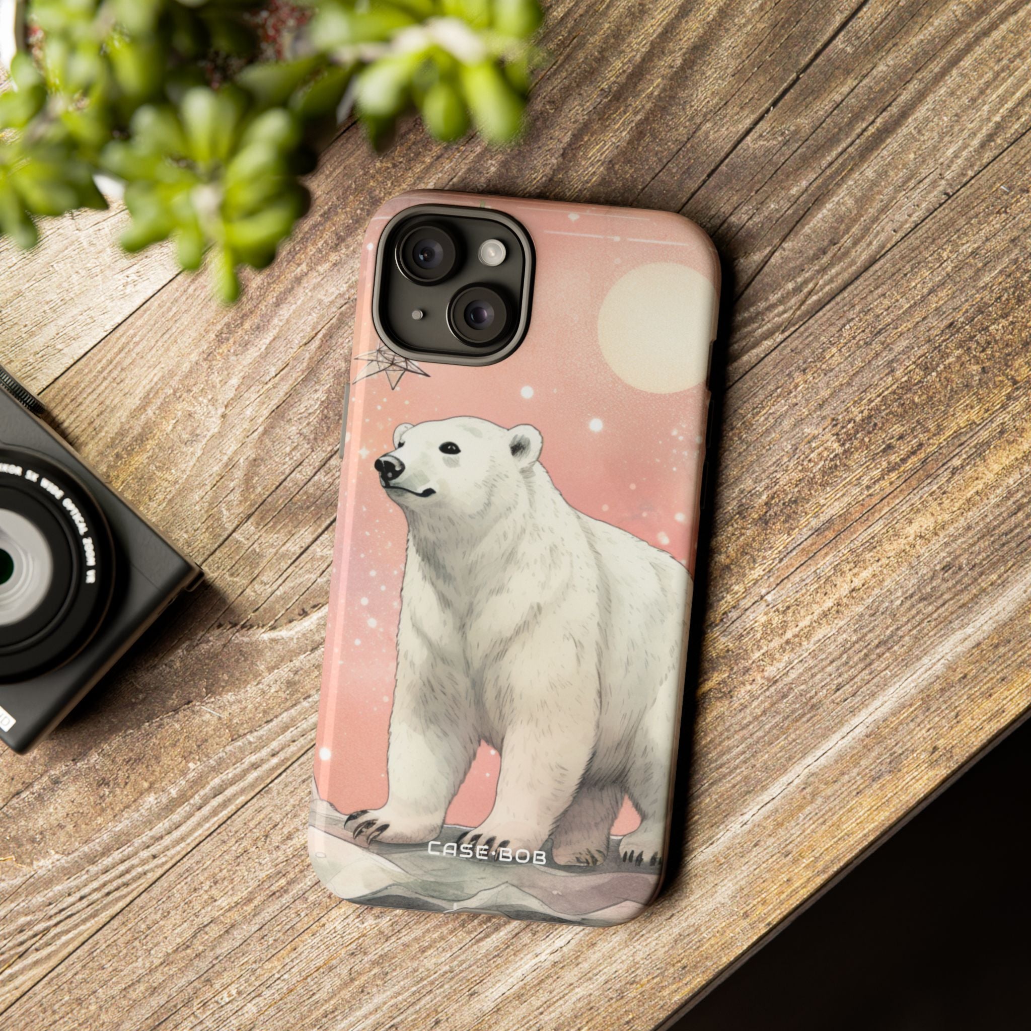 Polar Bear Dream iPhone 15 Plus Case - Tough
