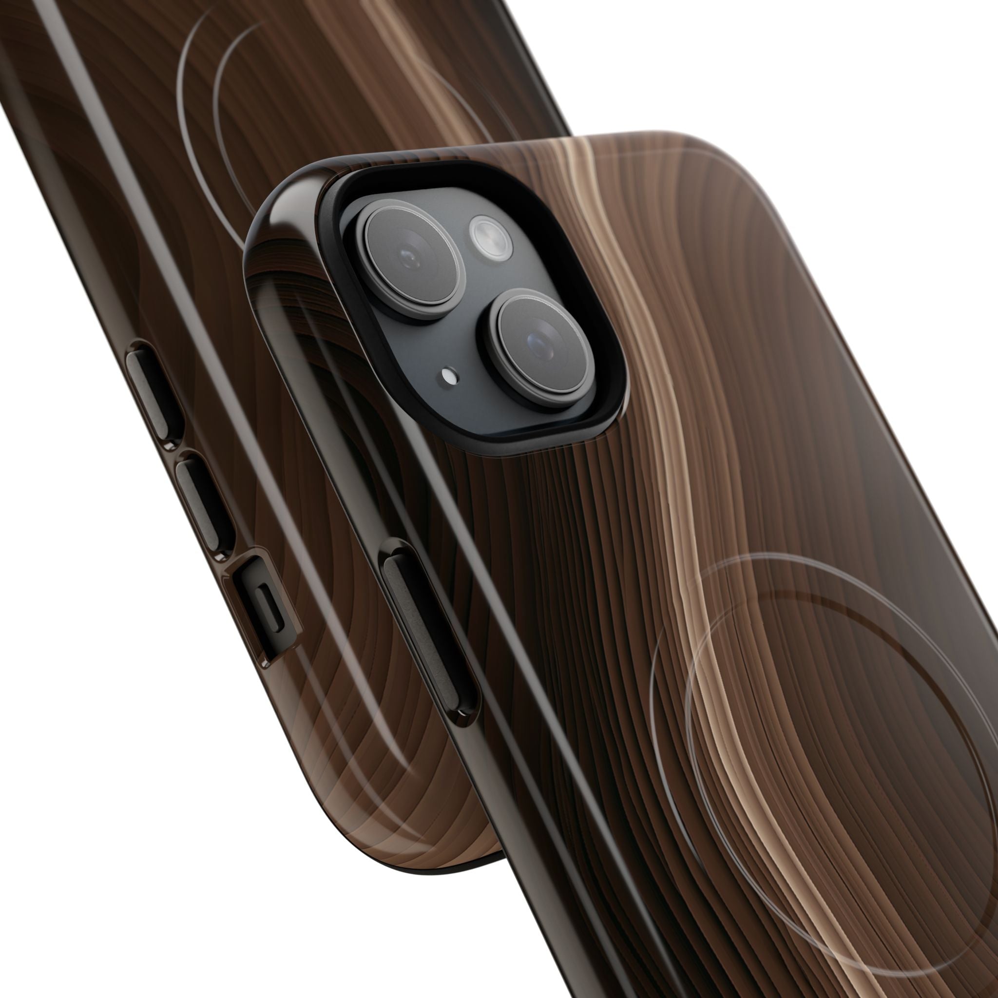 Brown Tough 2.0 Magsafe Phone Case for iPhone - Bronzed Canyon Relief