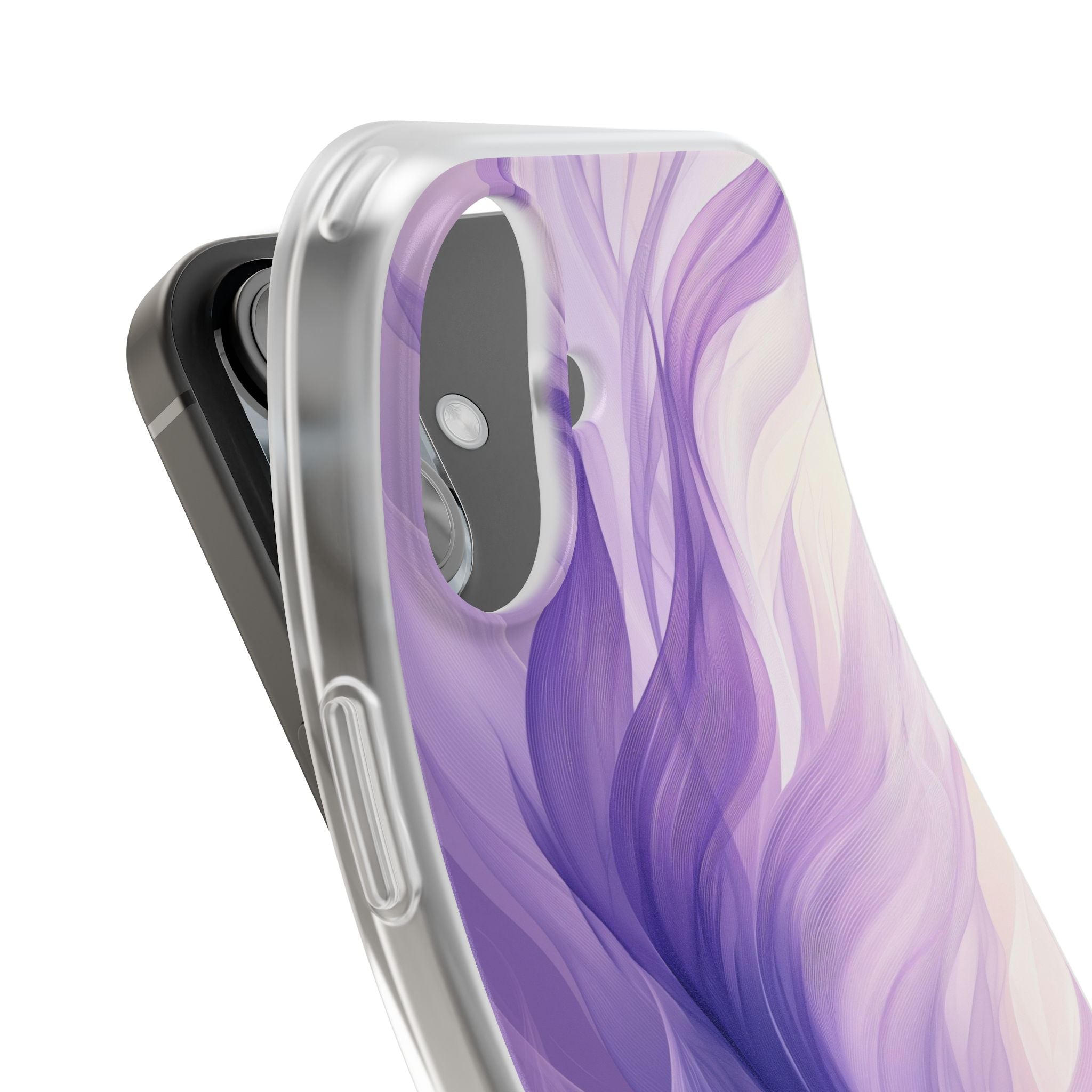 Amethyst Silk Waves · Soft Hoesje voor iPhone