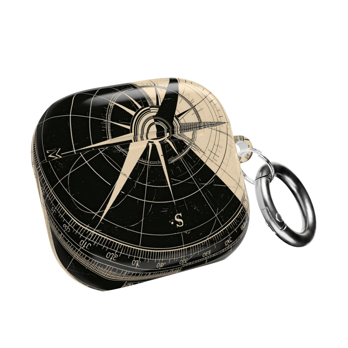 Orbital Meridian · Hard Case for AirPods & AirPods Pro · Black