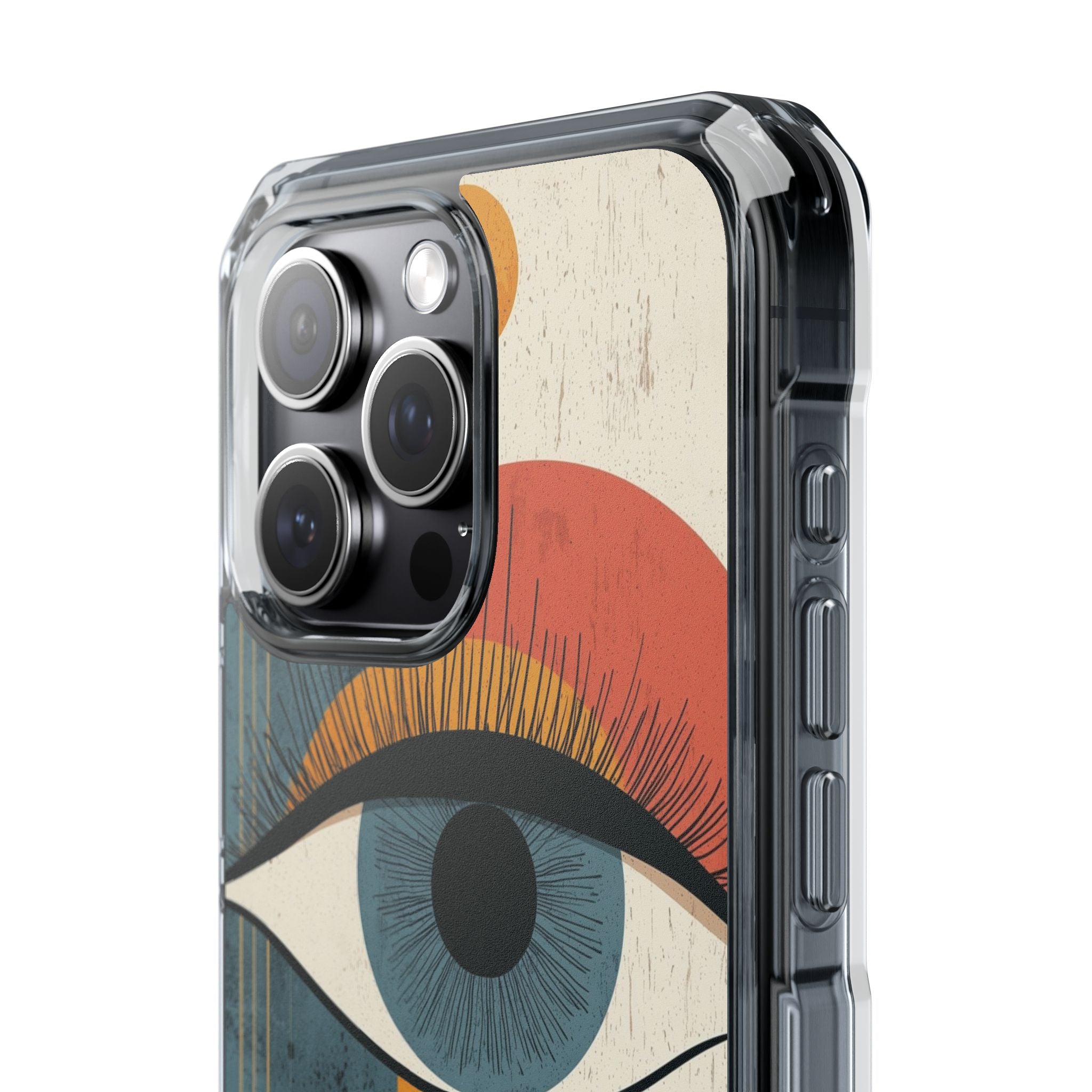 Distressed Azure Ocular · Impact Phone Case for iPhone · Magsafe