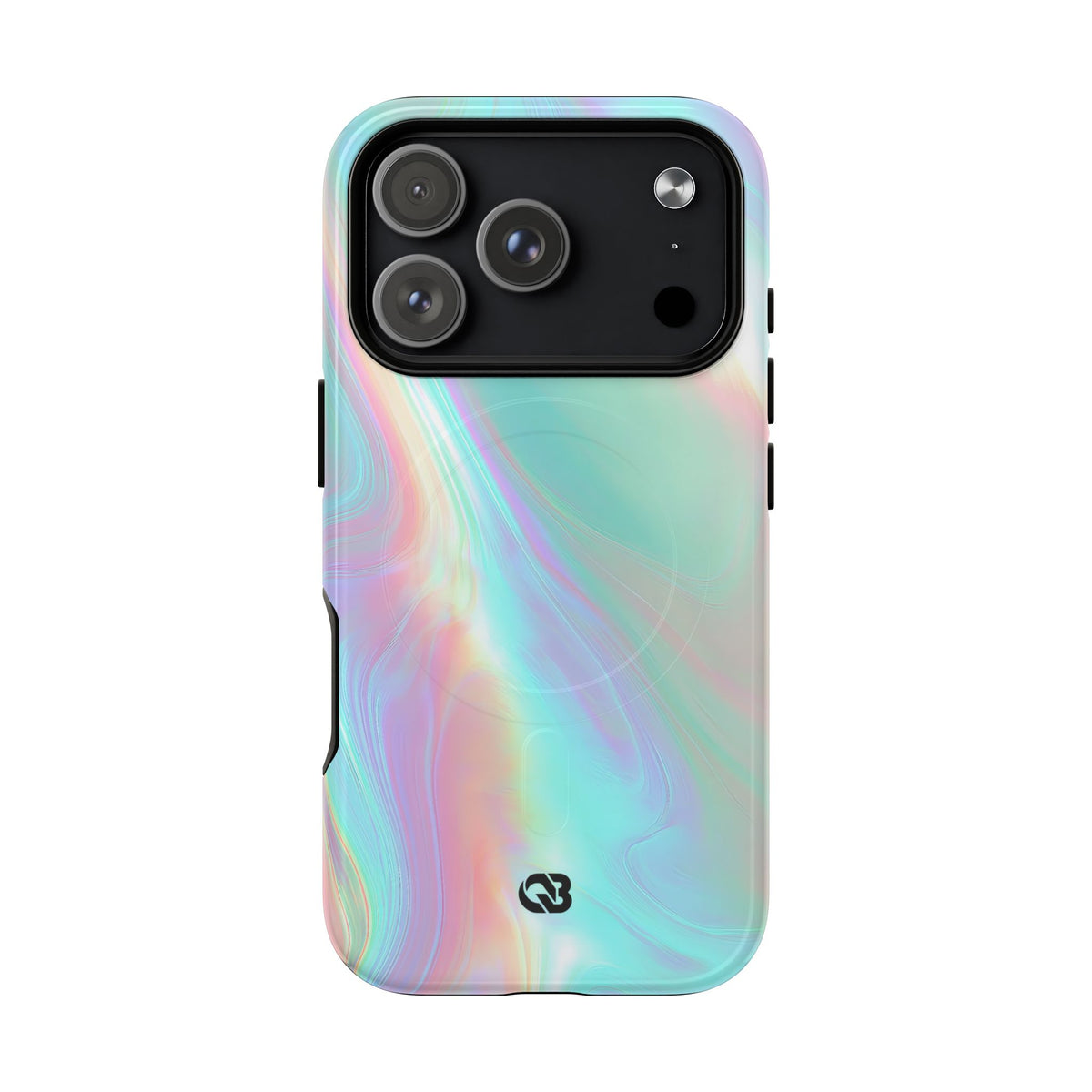 Prismatic Liquid Light · Tough 2.0 Magnetic Phone Case for iPhone · Teal