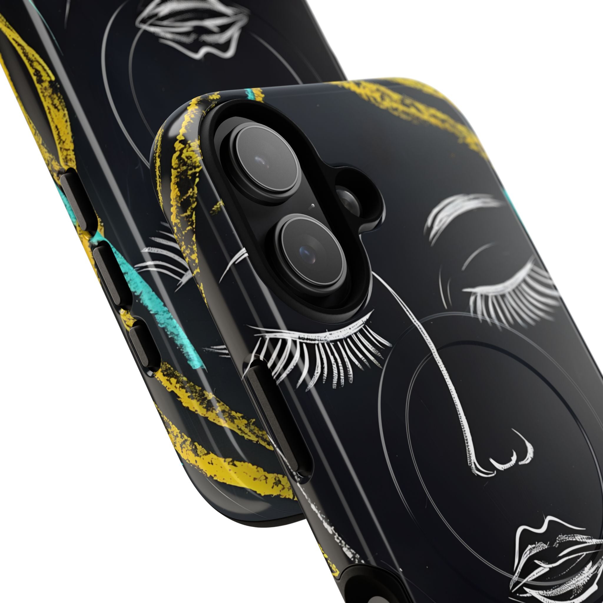 Obsidian Chalk Portrait · Tough+ Magsafe