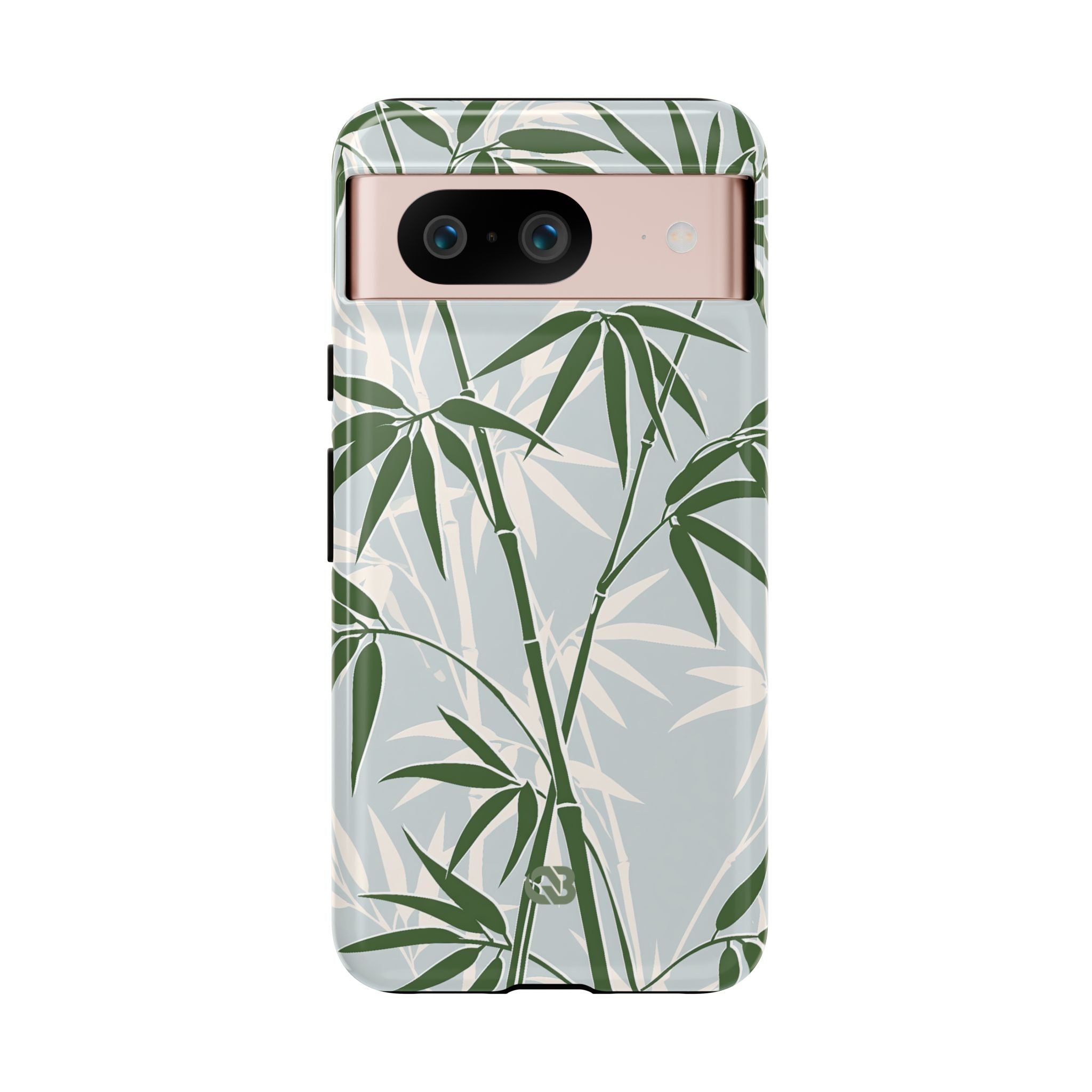 Green Tough Phone Case for Google Pixel - Kyoto Bamboo Canopy
