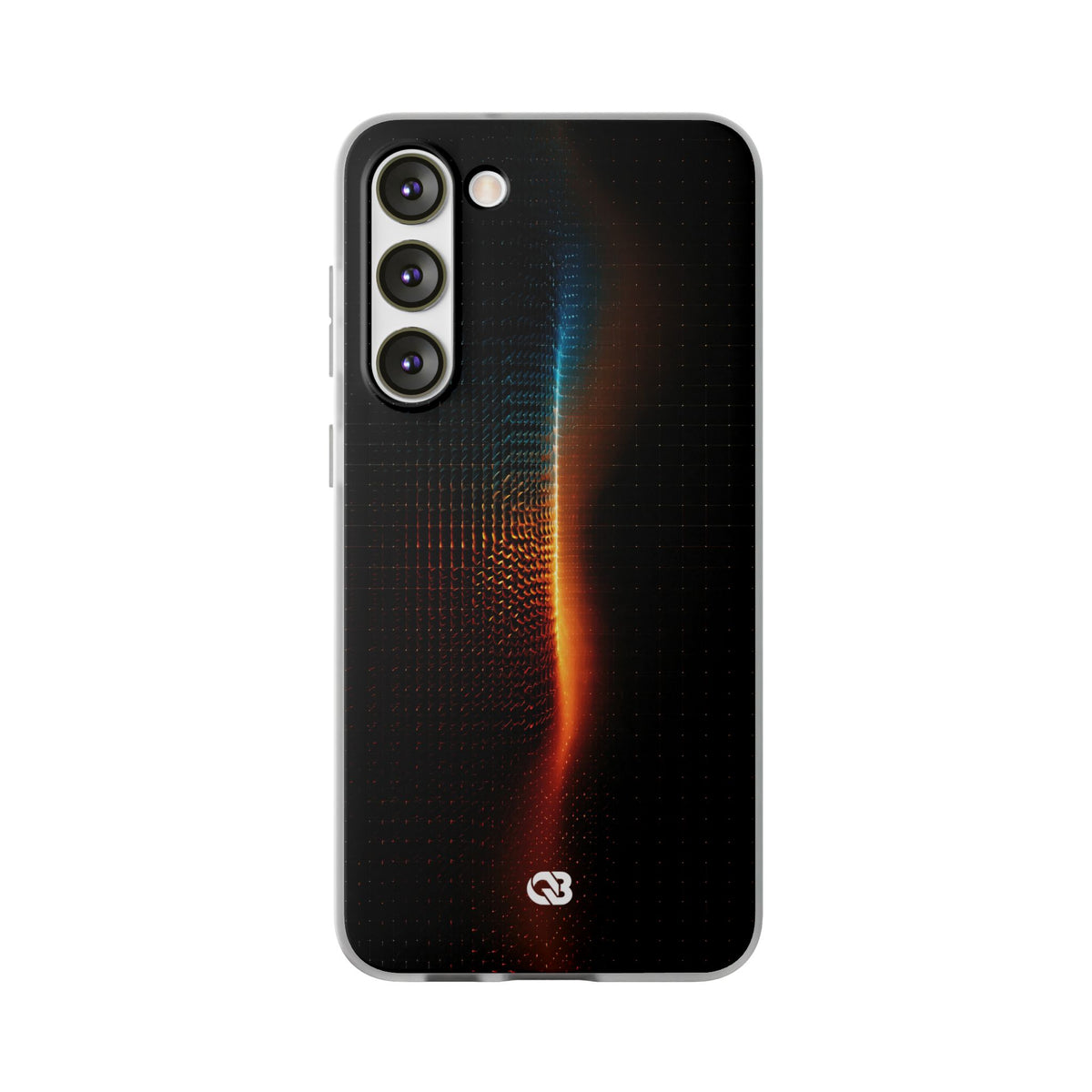 Luminous Refraction Grid · Lite Phone Case for Samsung · Black