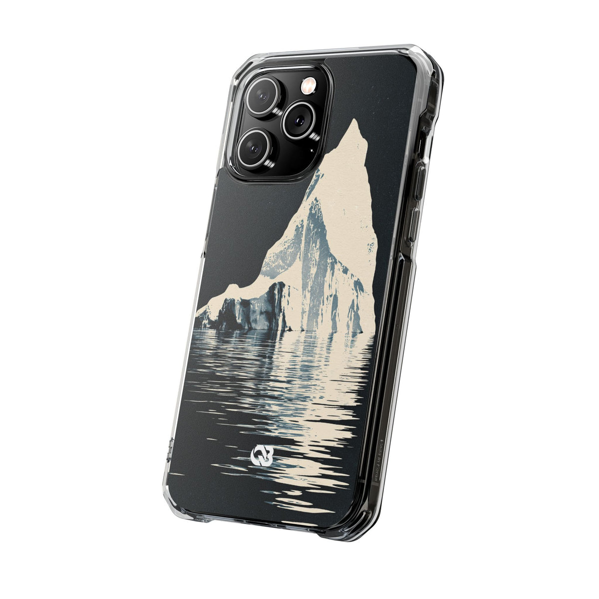 Blue Impact MagSafe Phone Case for iPhone - Frozen Navy Monolith