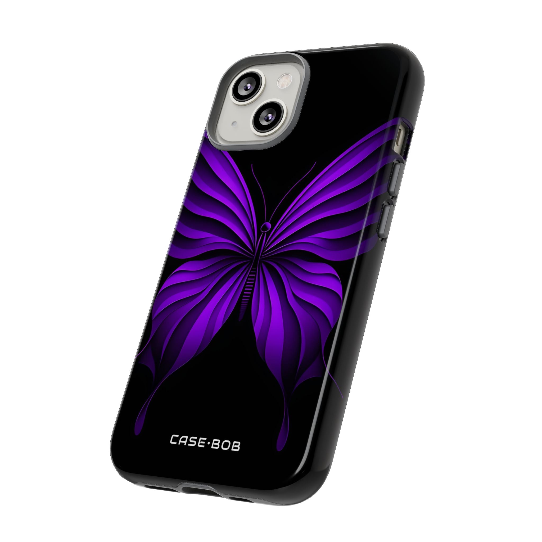 Violet Monarch iPhone 14 Case - Tough