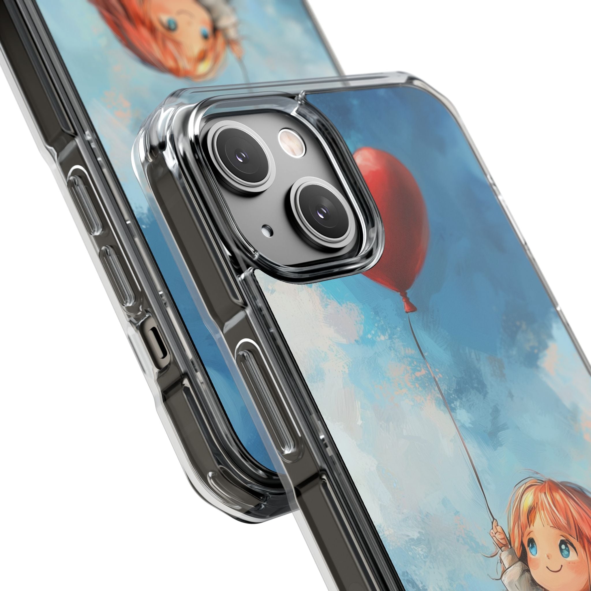 Crimson Heart Sky · Impact Phone Case for iPhone · Magsafe