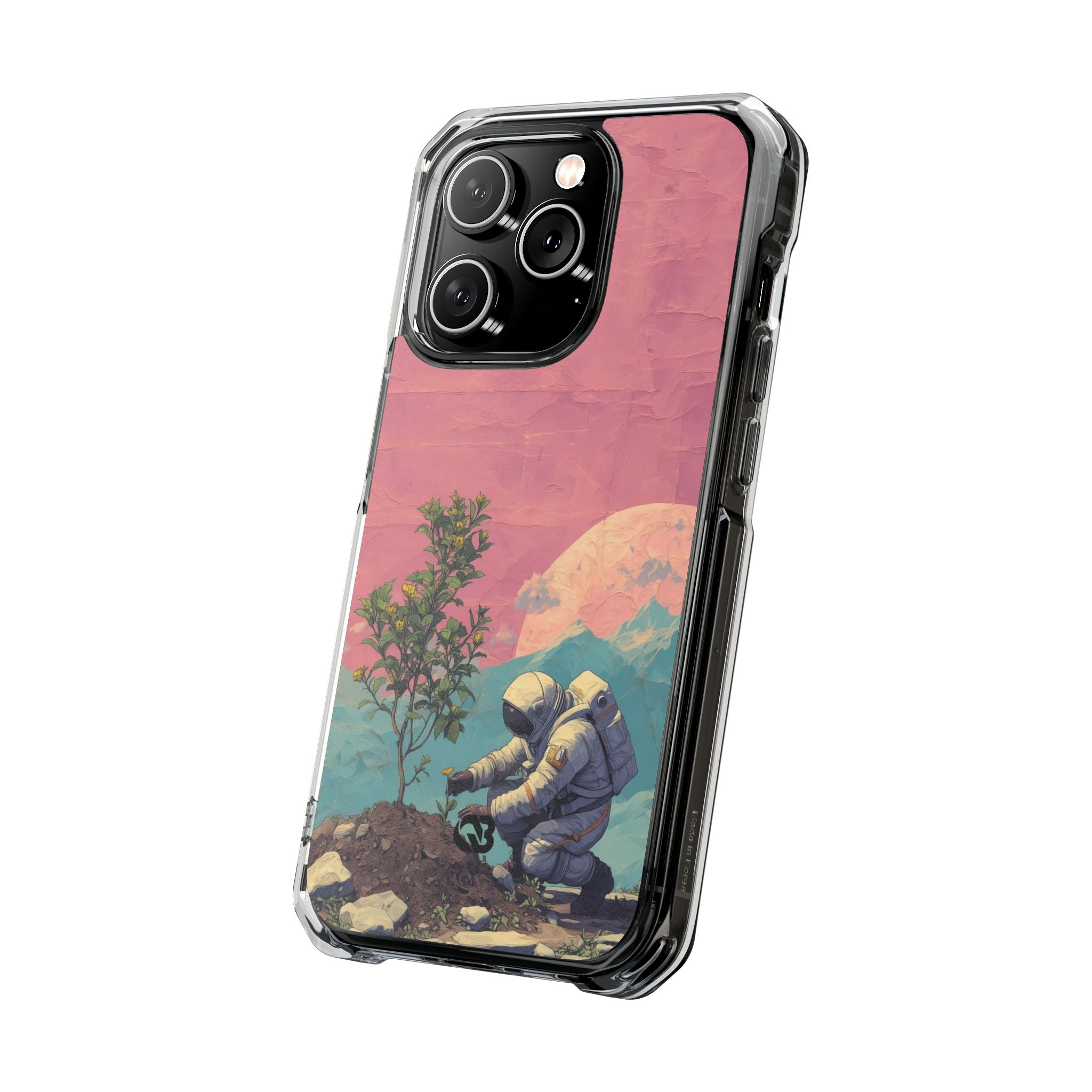 Lunar Pastel Bloom · Coque de téléphone Impact pour iPhone · Magsafe