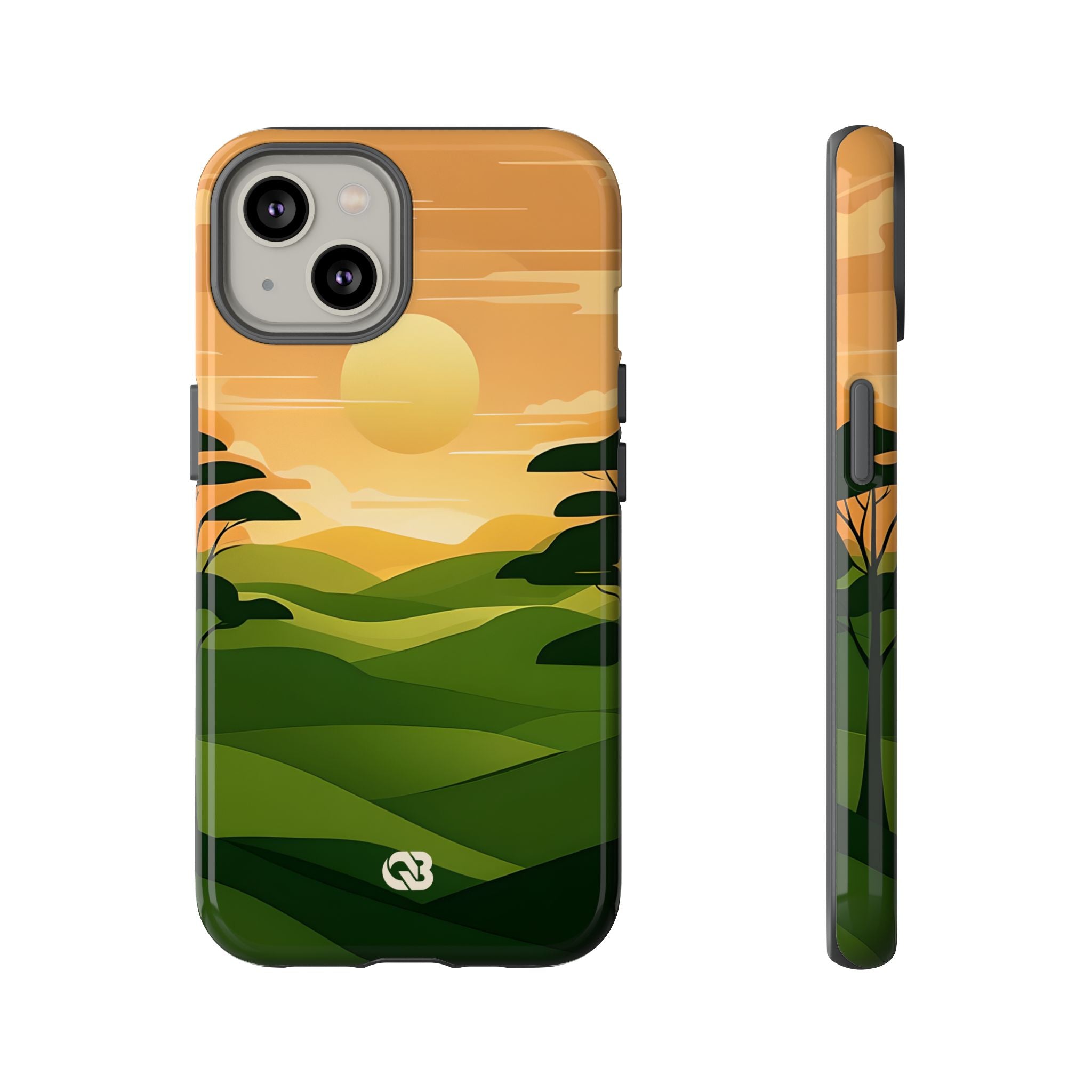 Verdant Horizon Sun · Tough Phone Case for iPhone