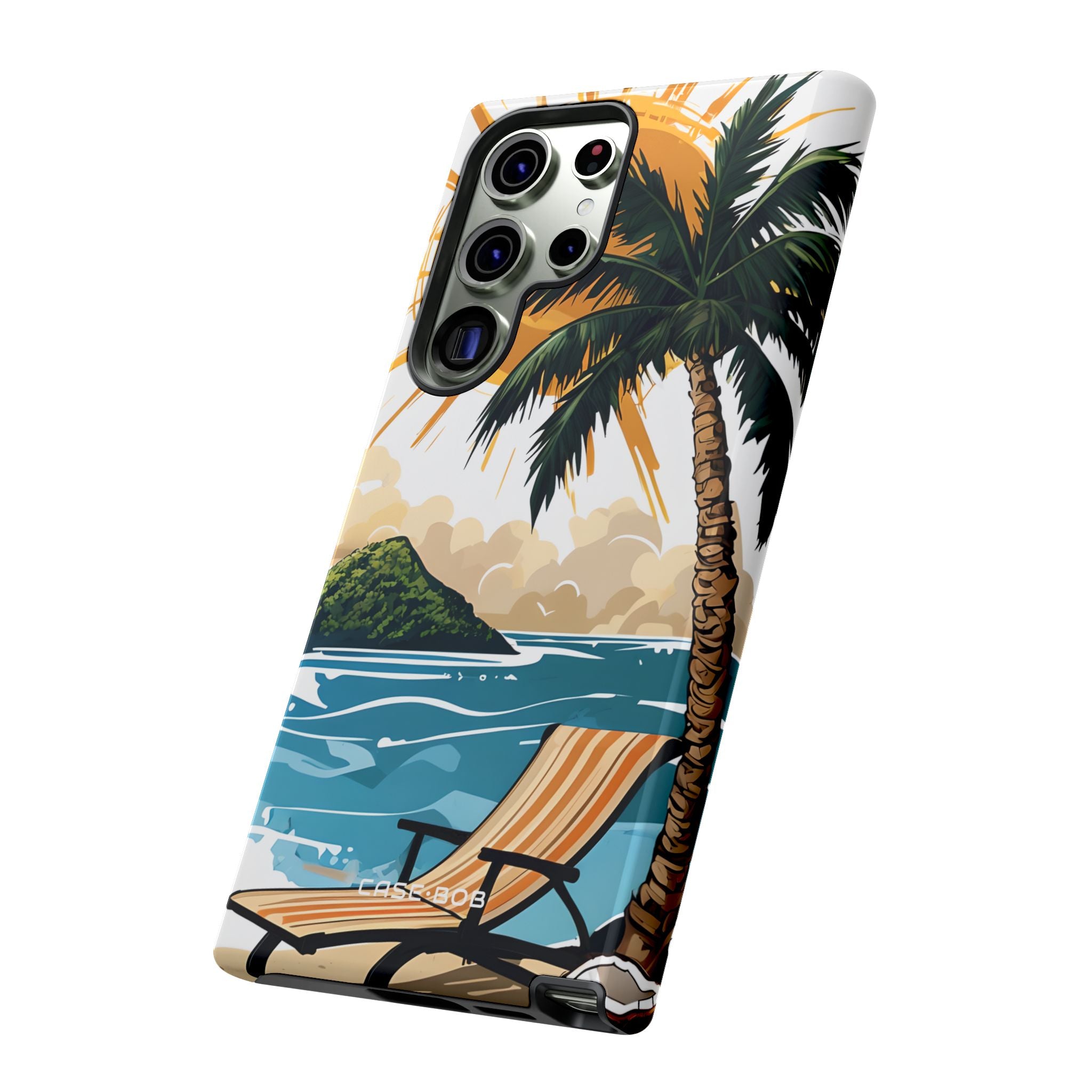 Sunny Palm Breeze Samsung S23 Ultra Case - Tough