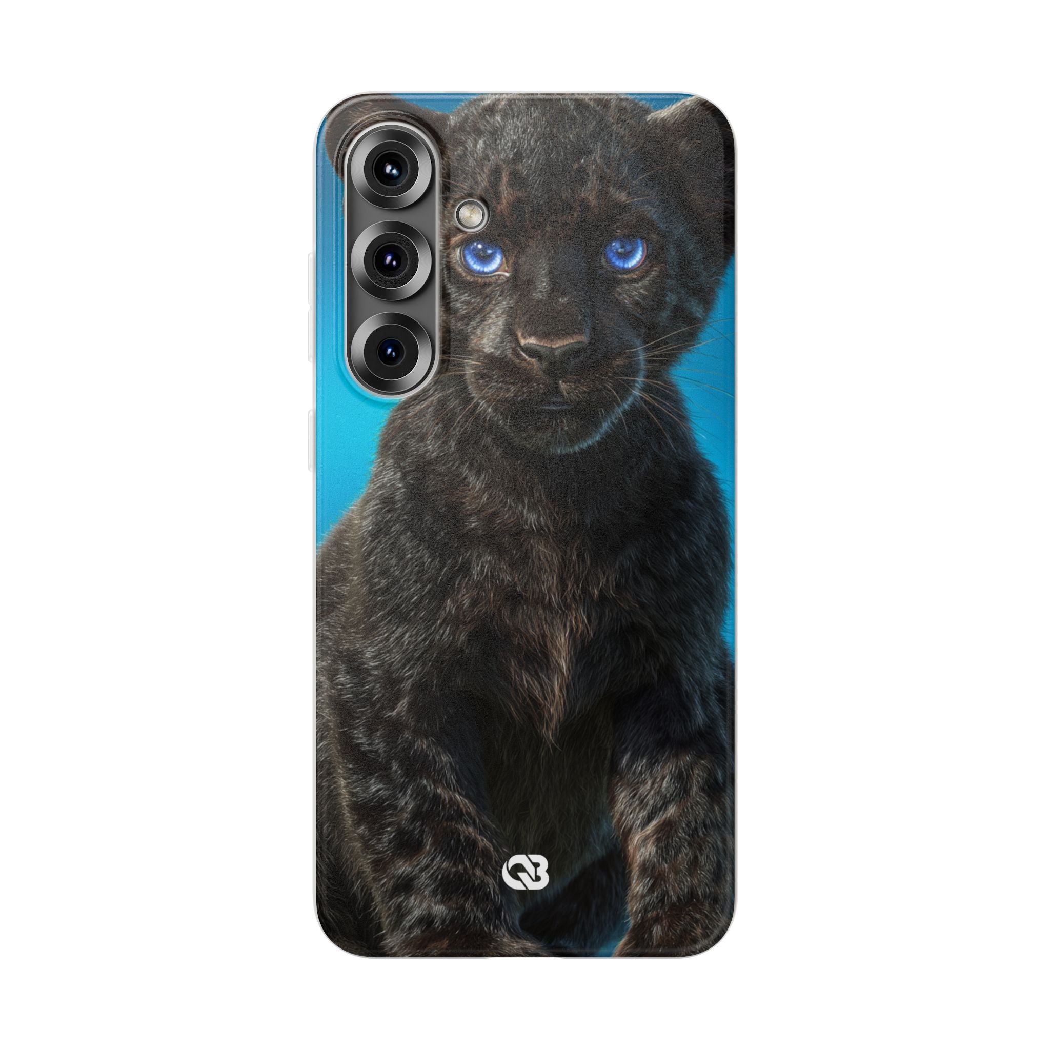 Sapphire Gaze Panther · Soft Handyhülle für Samsung