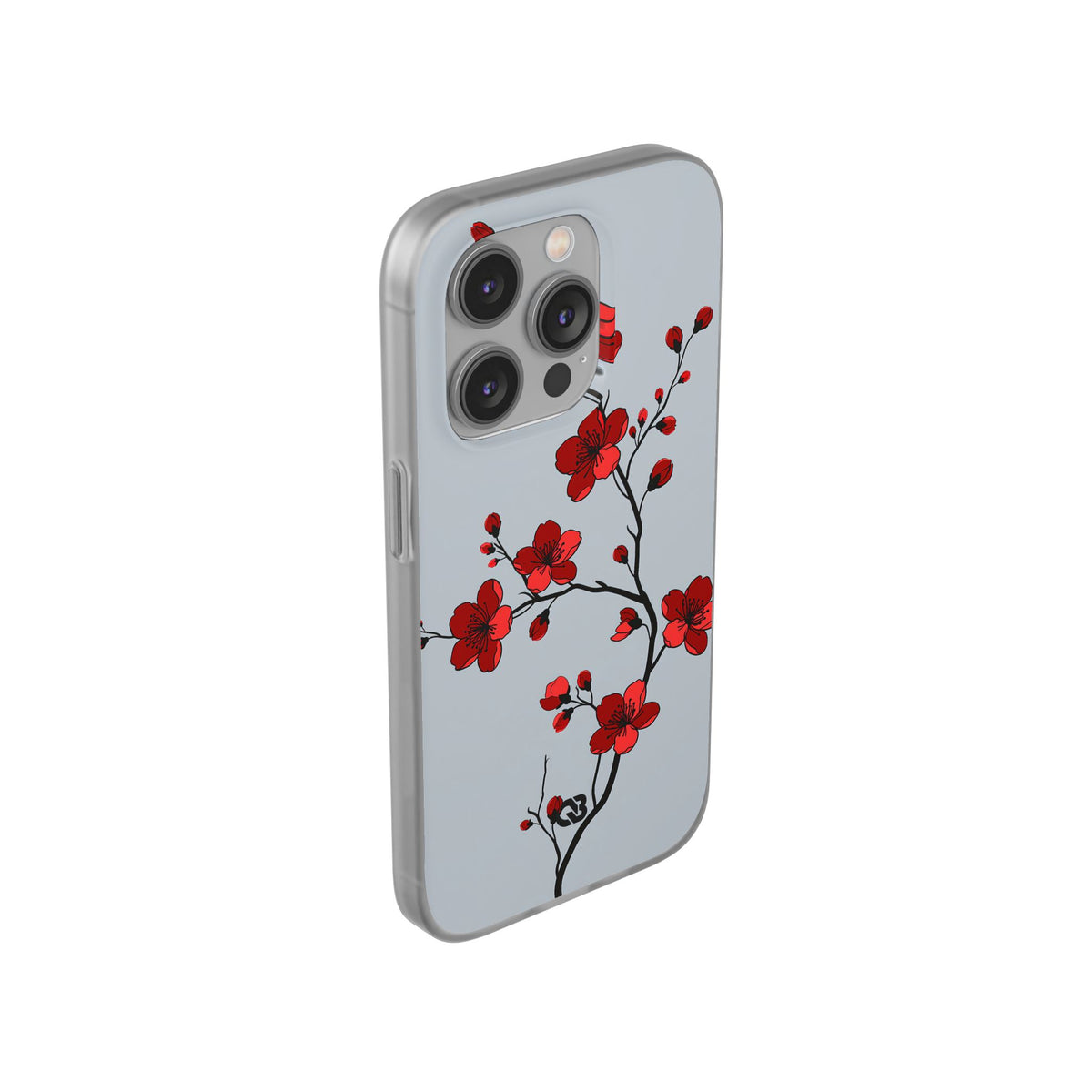 Scarlet Plum Blossom · Lite Phone Case for iPhone · Red