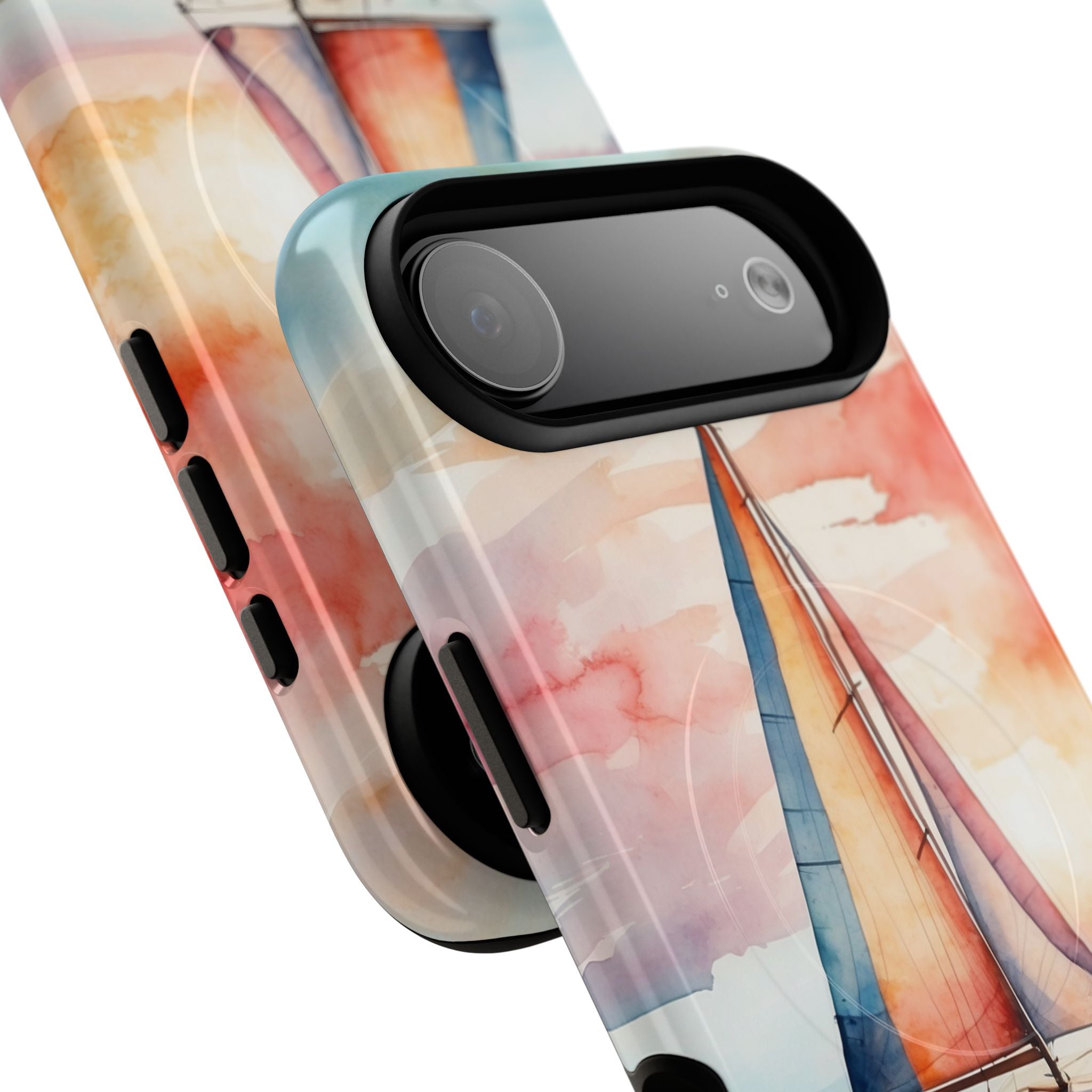 Crimson Horizon Sail · Tough+ Phone Case for iPhone · Magsafe