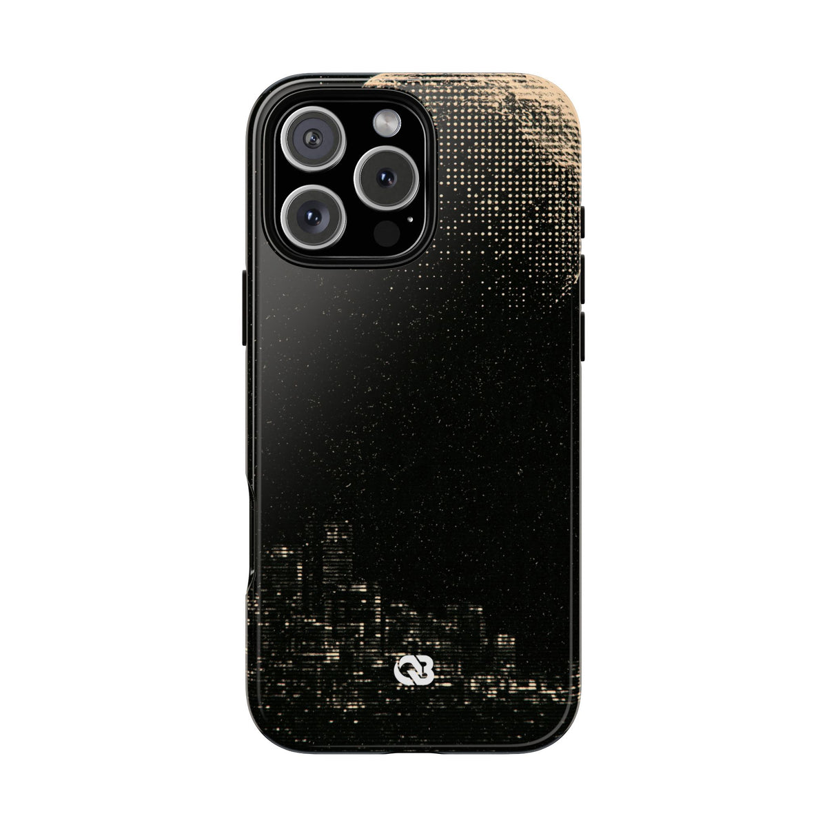 Lunar Metropolis Nocturne · Tough Phone Case for iPhone · Black