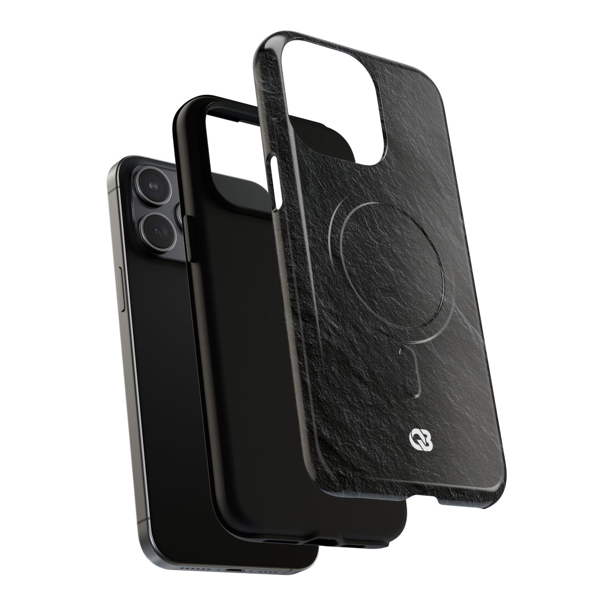 Obsidian Slate · Tough 2.0 Magnetic Phone Case for iPhone · Black