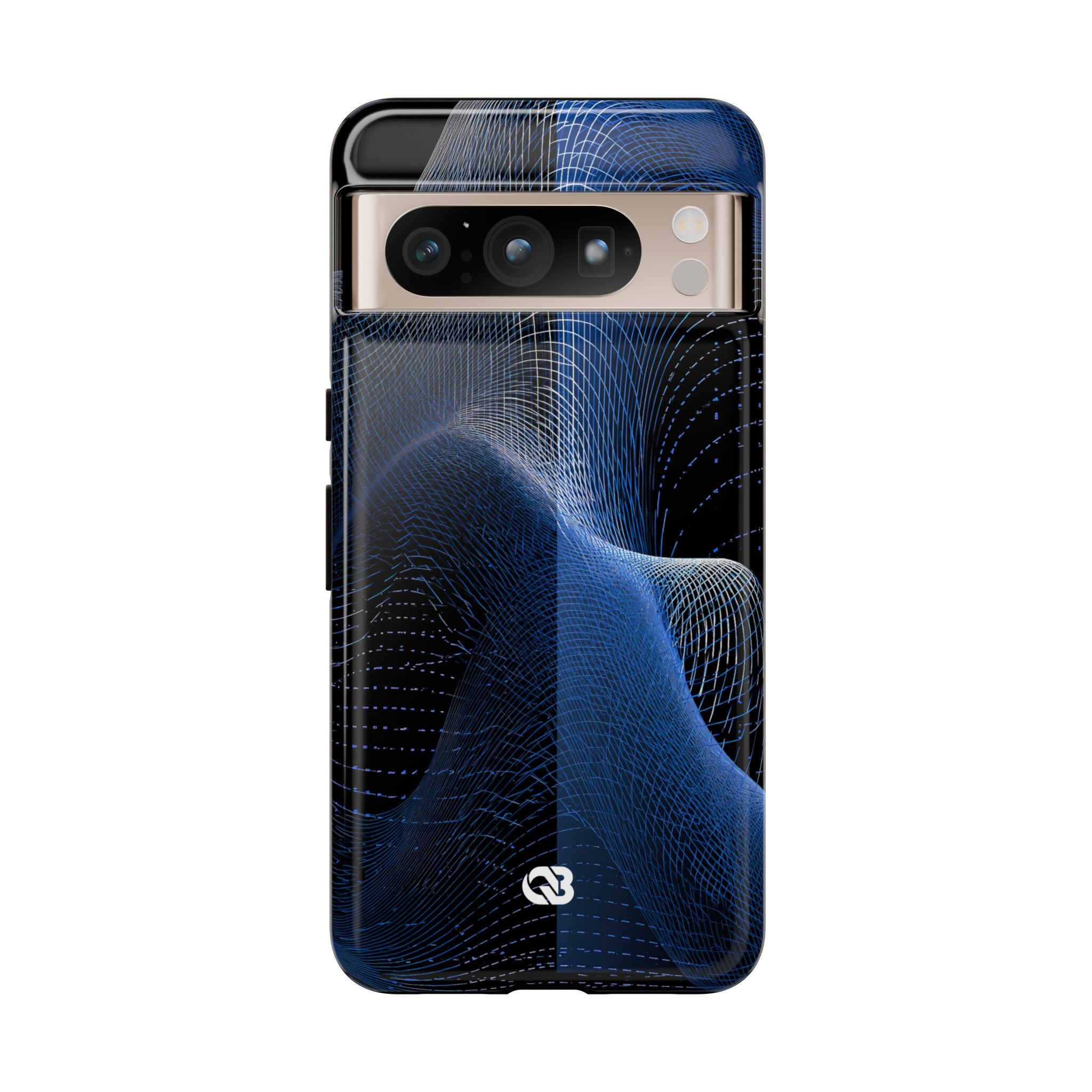 Blue Tough Phone Case for Google Pixel - Electric Blue Flux