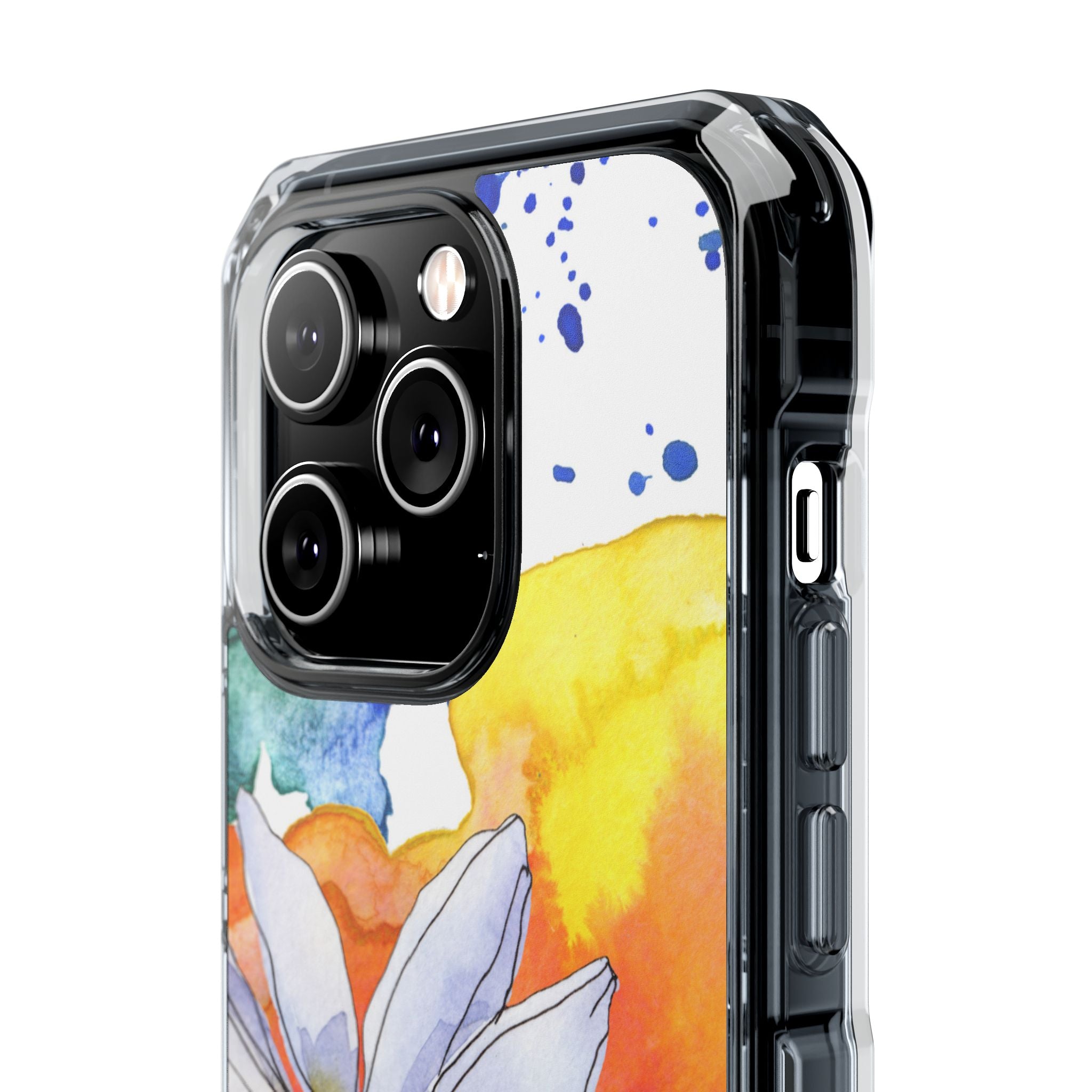 Vivid Bloom Splatter · Impact Handyhülle für iPhone · Magsafe
