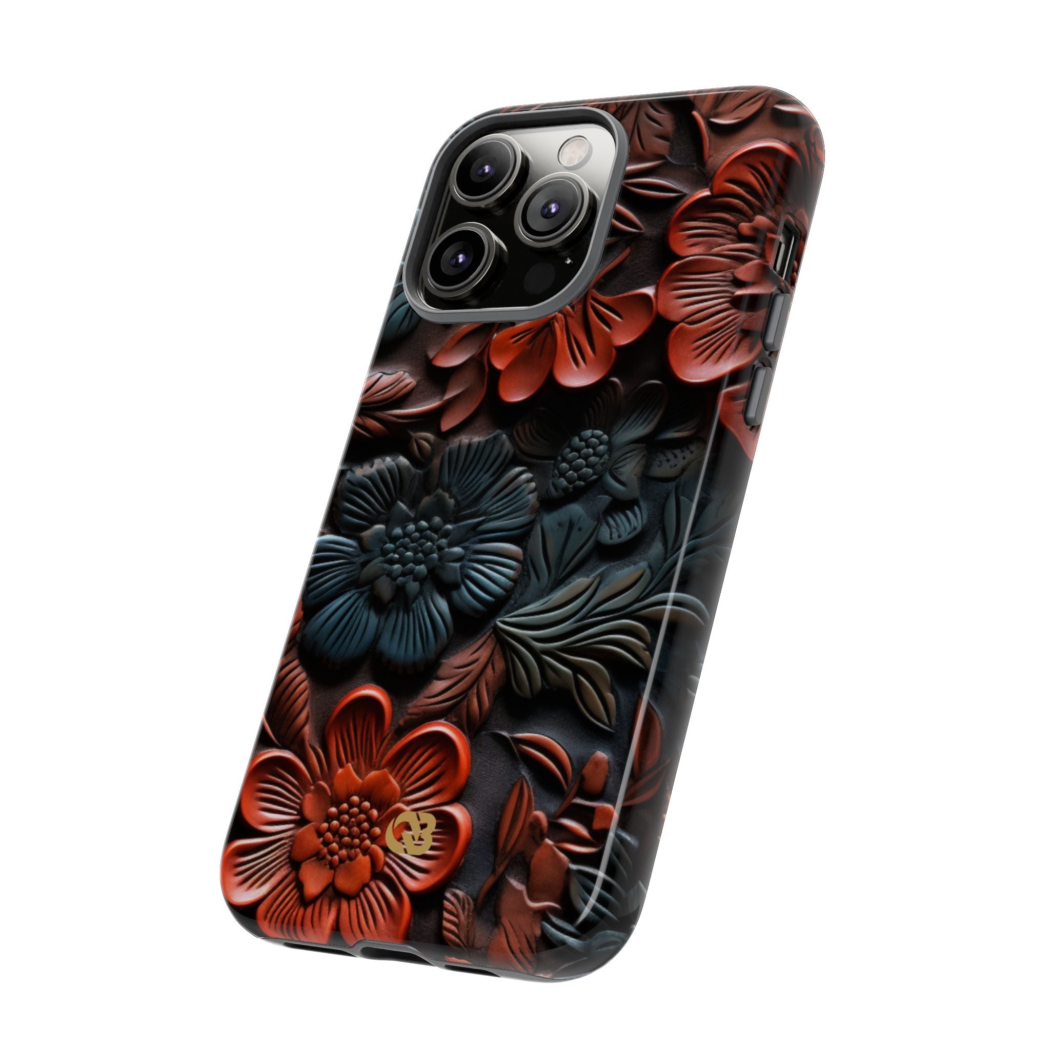 Carved Earth Bloom · Tough Handyhülle für iPhone