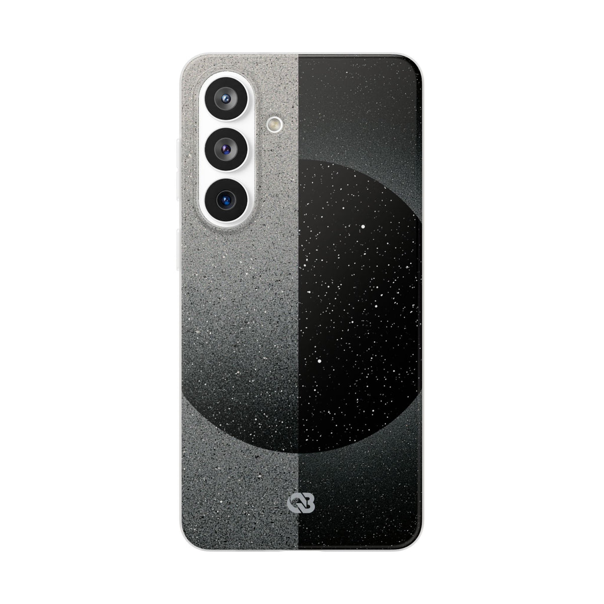 Black Lite Phone Case for Samsung - Lunar Static Orbit