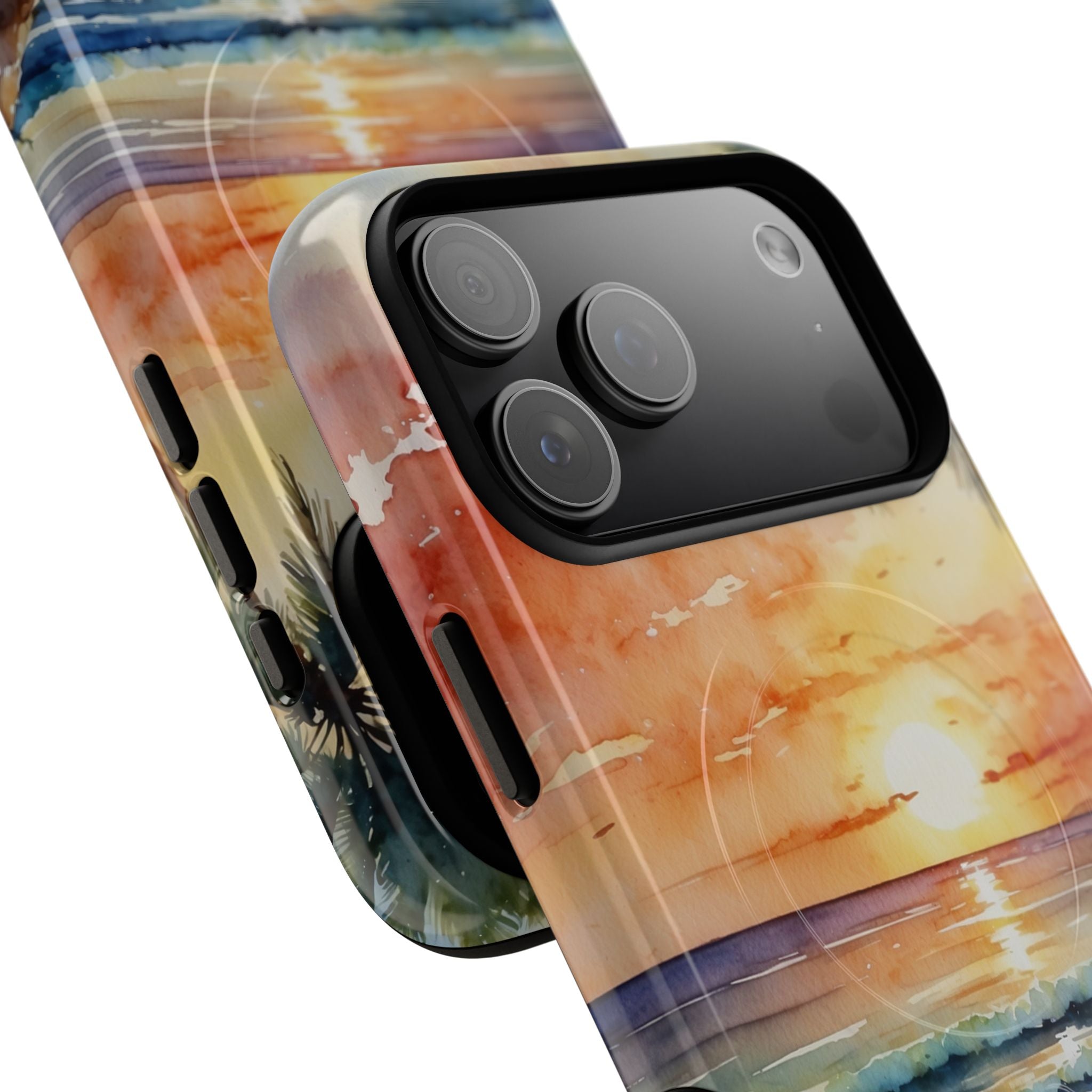 Sunset Palm iPhone 17 Pro Max Case - Tough+ - CASE•BOB