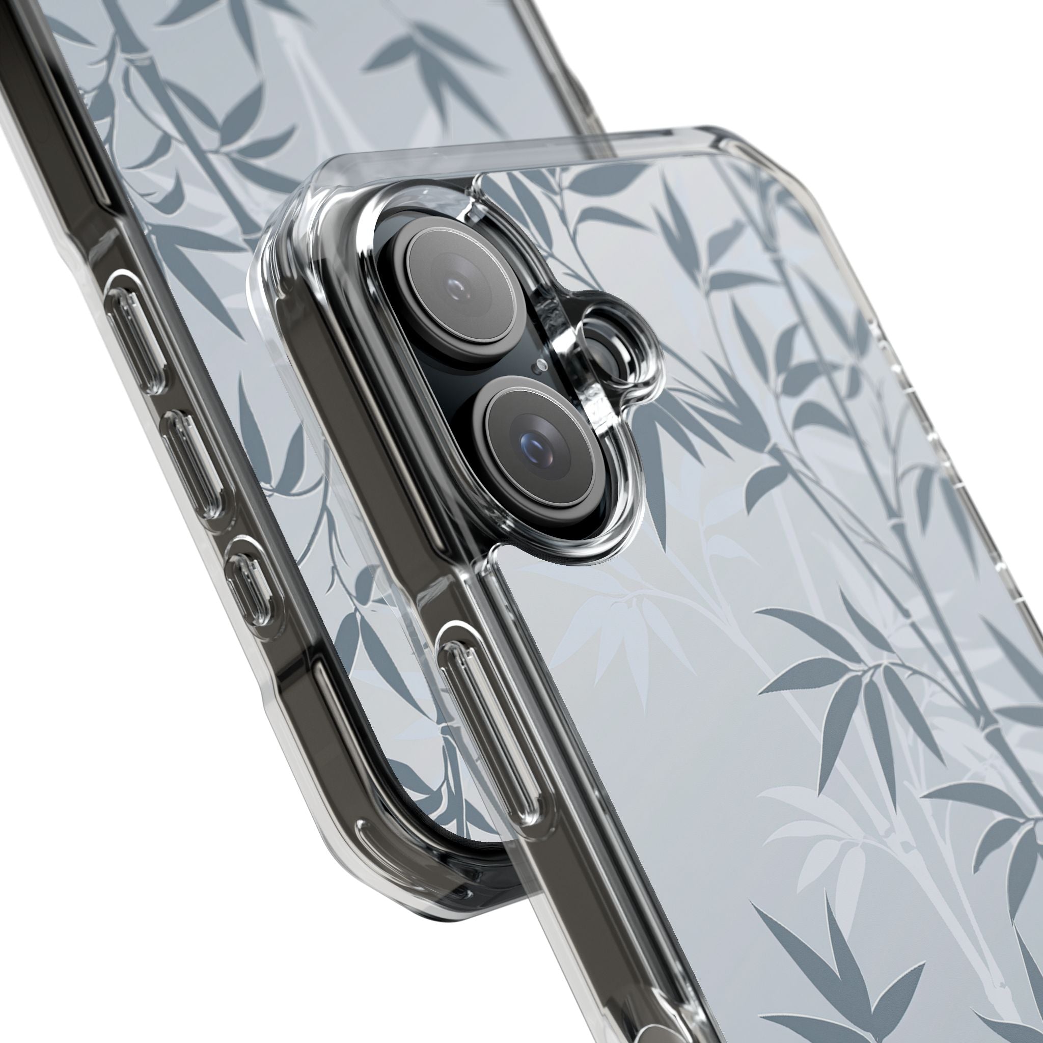 Blue Impact MagSafe Phone Case for iPhone - Slate Bamboo Shadow