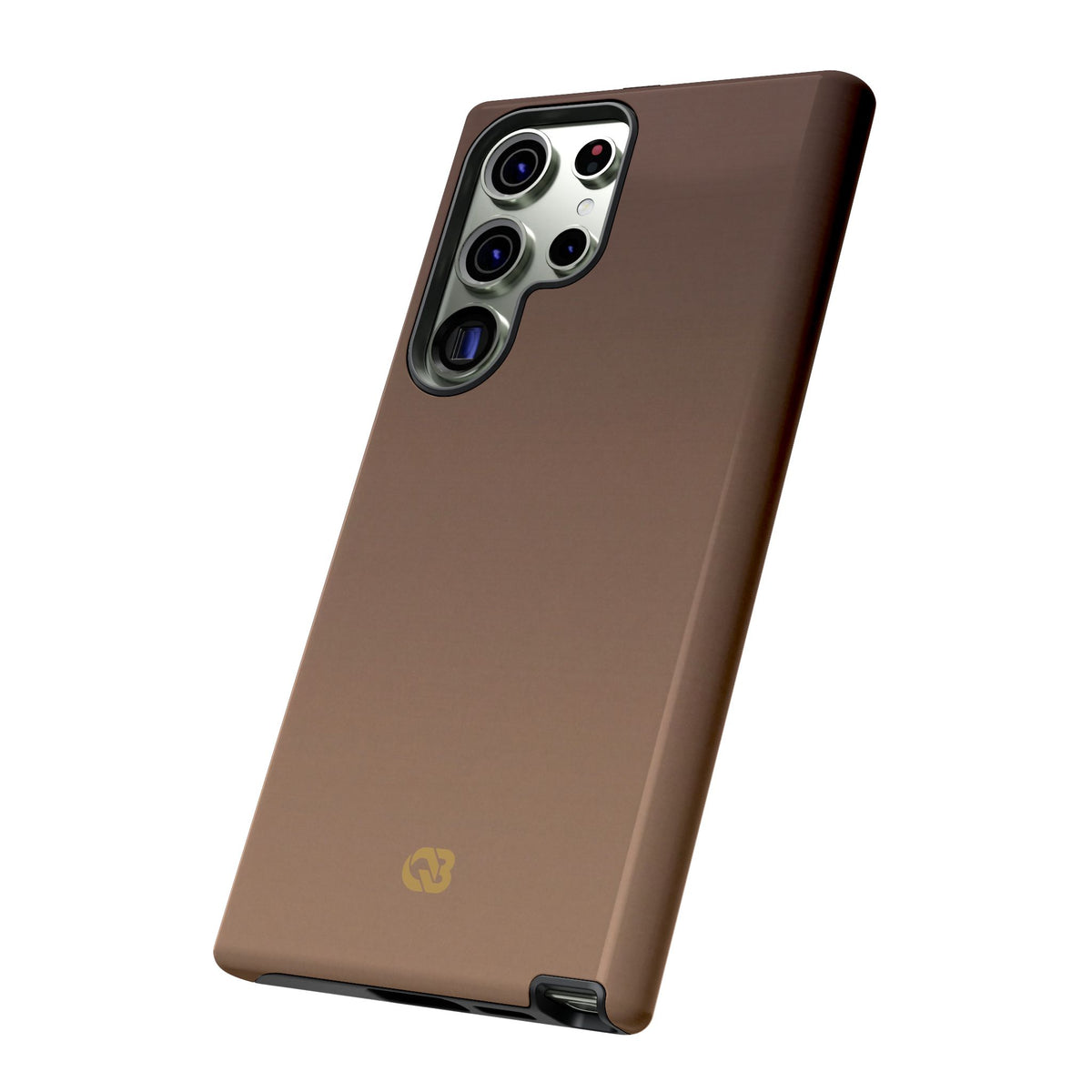Brown Tough Phone Case for Samsung - Smoked Caramel Fade