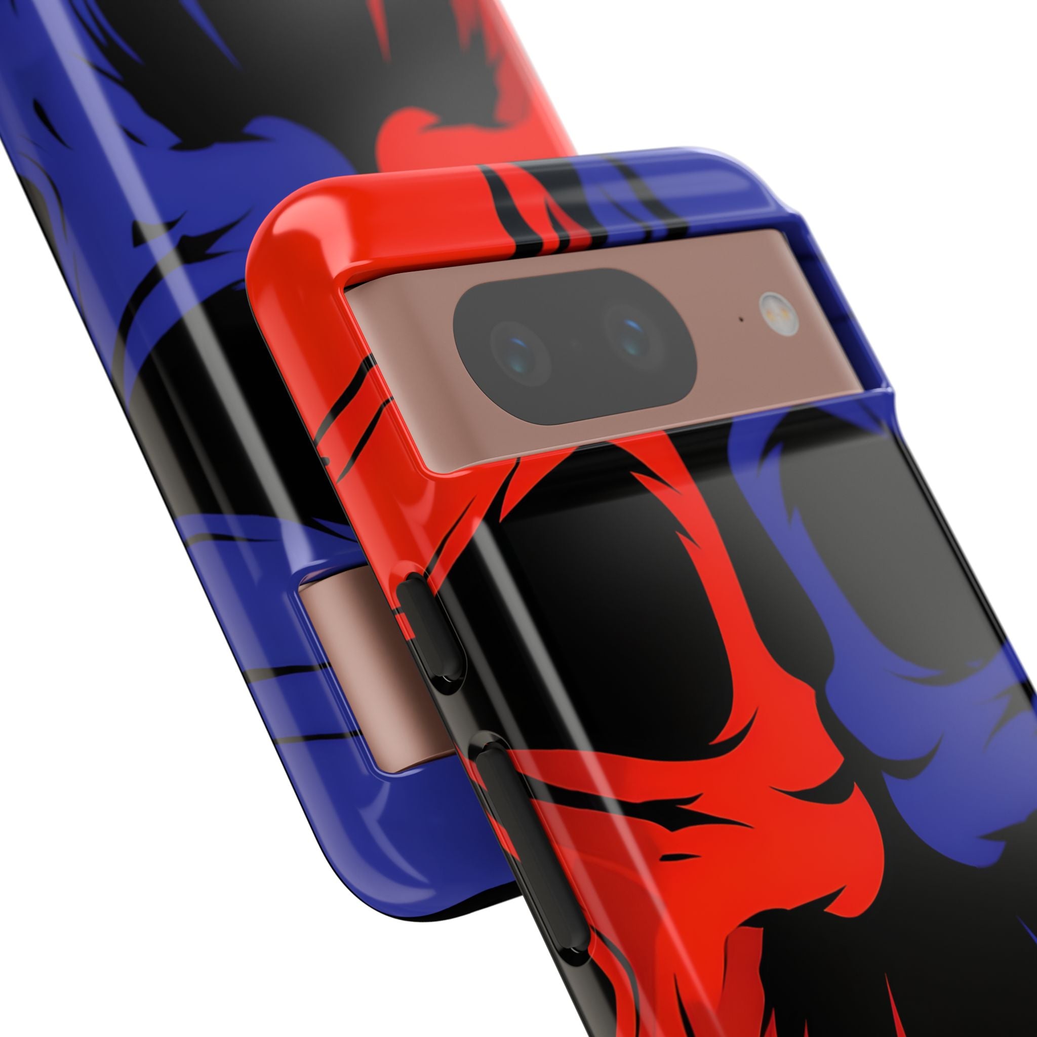 Crimson Cobalt Skulls · Tough Phone Case for Google Pixel
