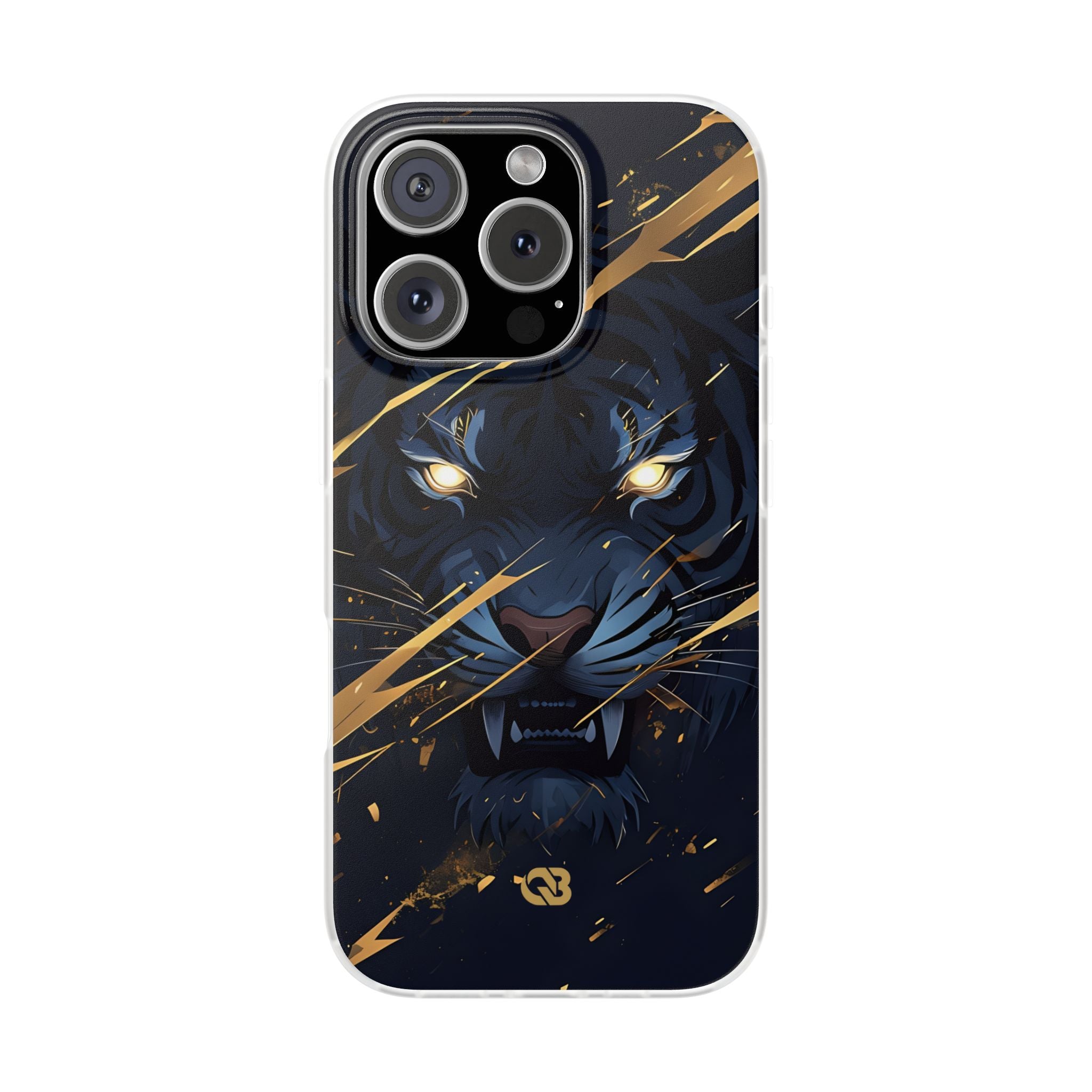 Obsidian Gold Predator · Soft Coque de téléphone pour iPhone