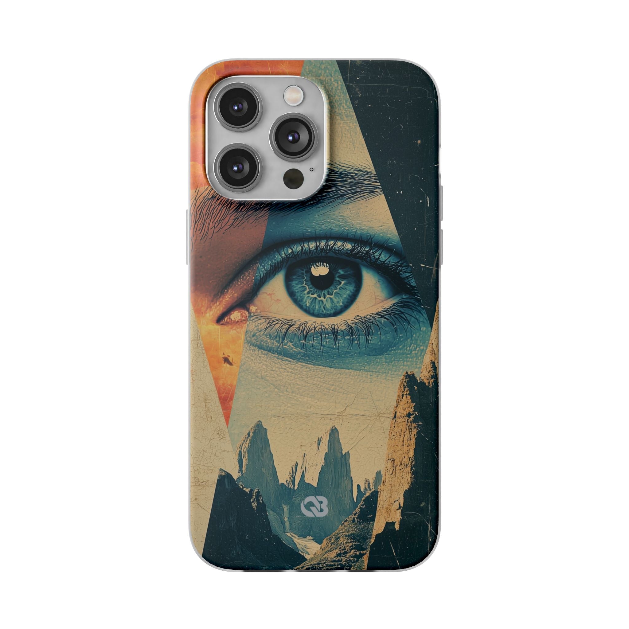 Fragmented Peak Gaze · Soft Phone Case for iPhone