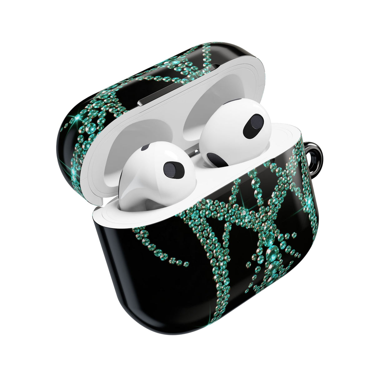 Teal Cyber Sigil · Hard Case for AirPods & AirPods Pro · Teal