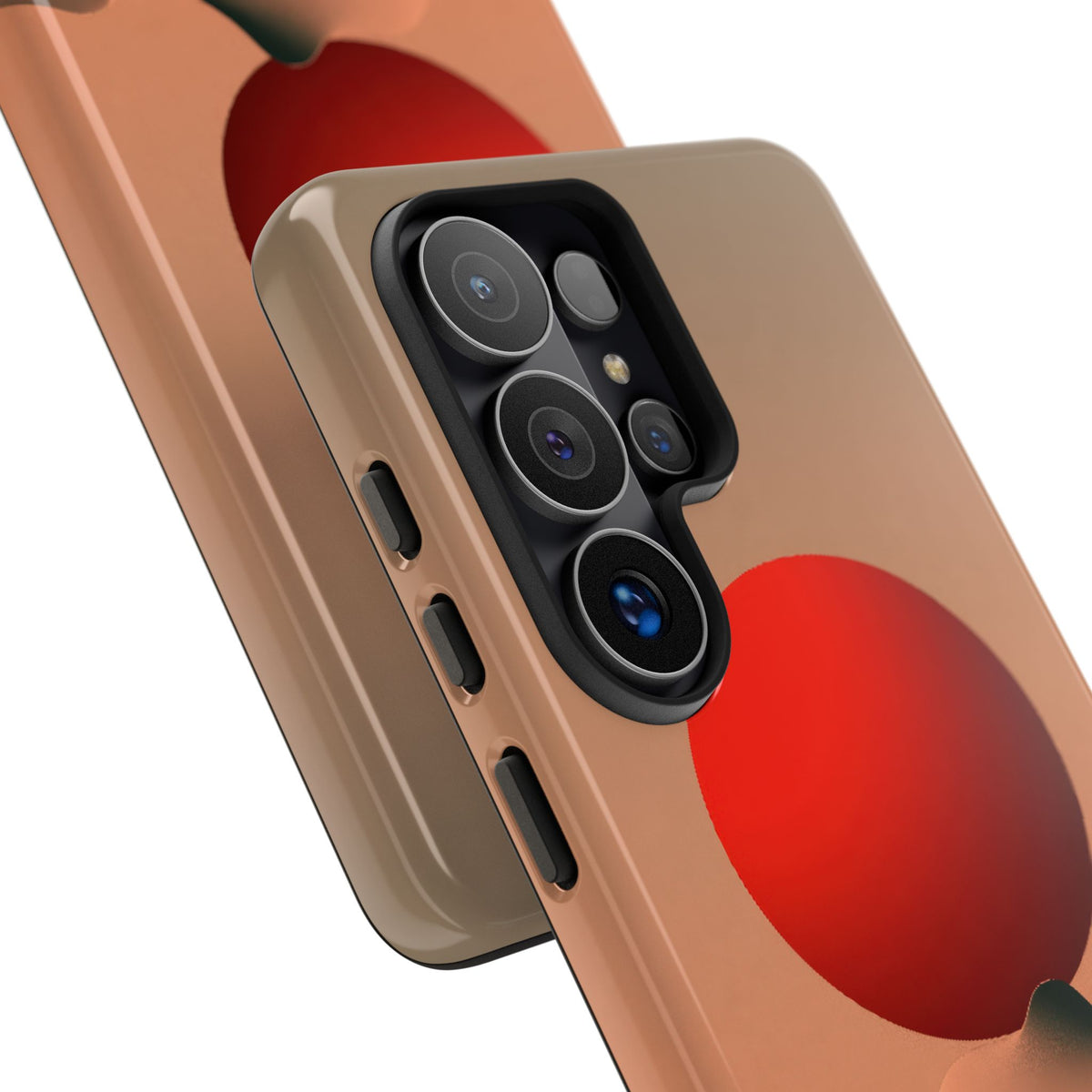Crimson Sol Ridge · Tough Phone Case for Samsung · Red