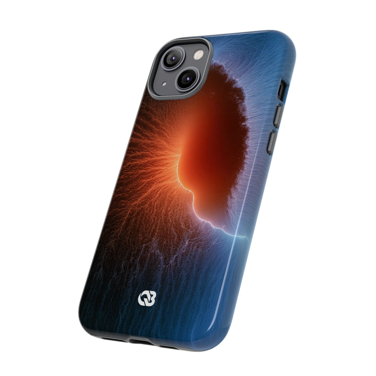 Thermal Aura Pulse · Tough Phone Case for iPhone · Blue