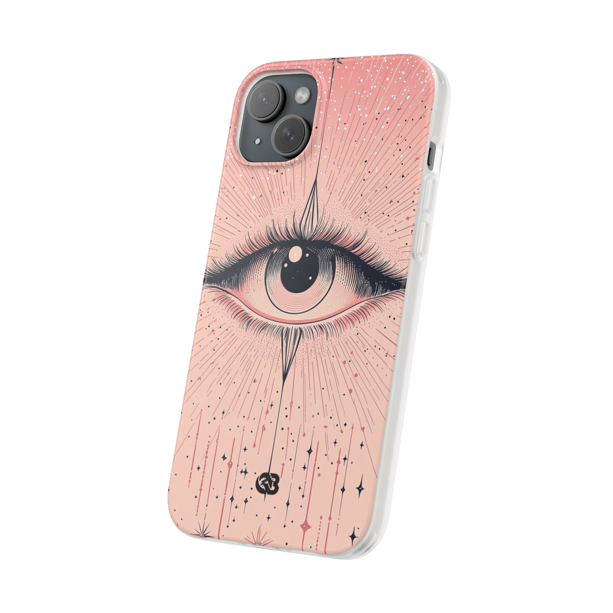 Obsidian Cosmic Gaze · Soft Phone Case for iPhone