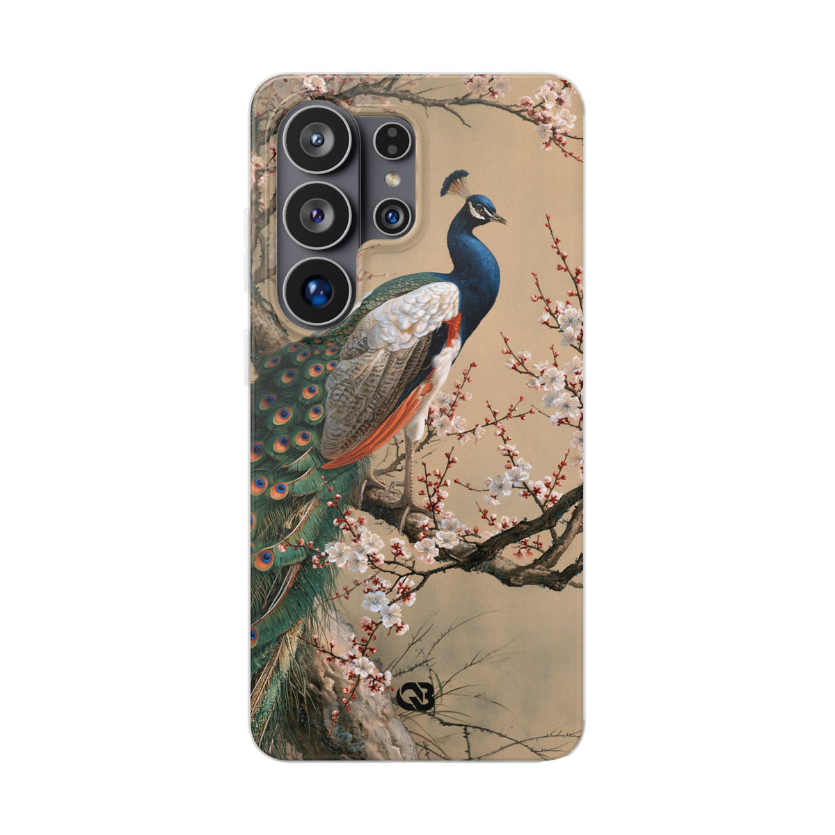 Imperial Peacock Blossom · Lite Phone Case for Samsung · Beige