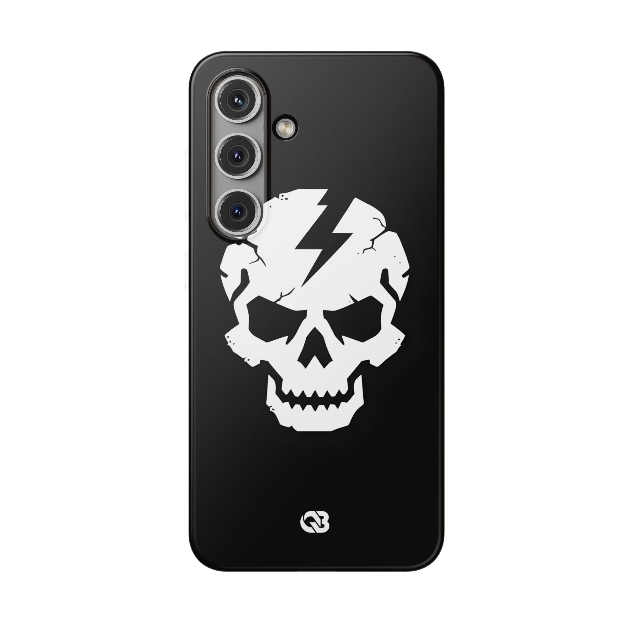 Shattered Bolt Skull · Soft Phone Case for Samsung
