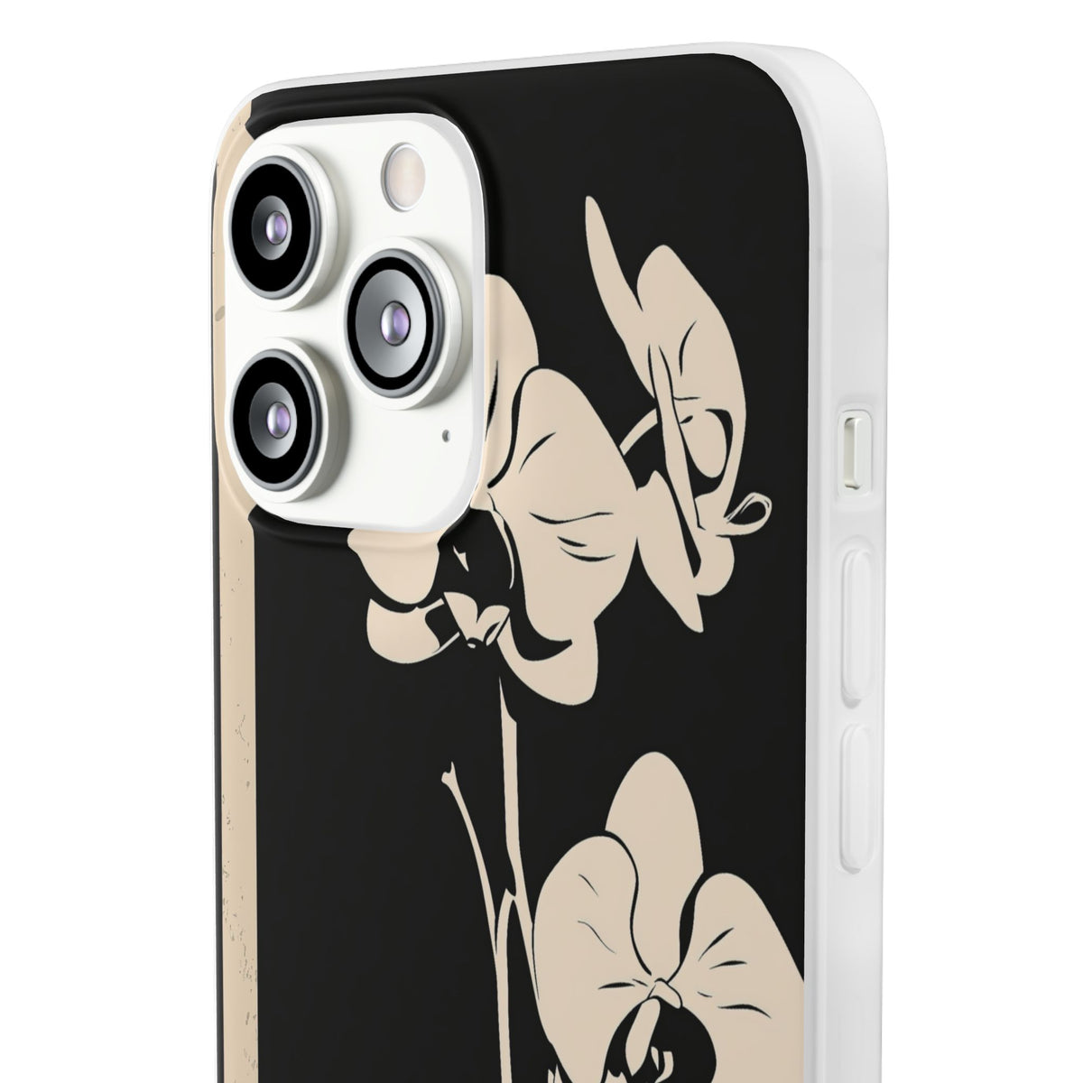 Nocturne Orchid · Lite Phone Case for iPhone · Black
