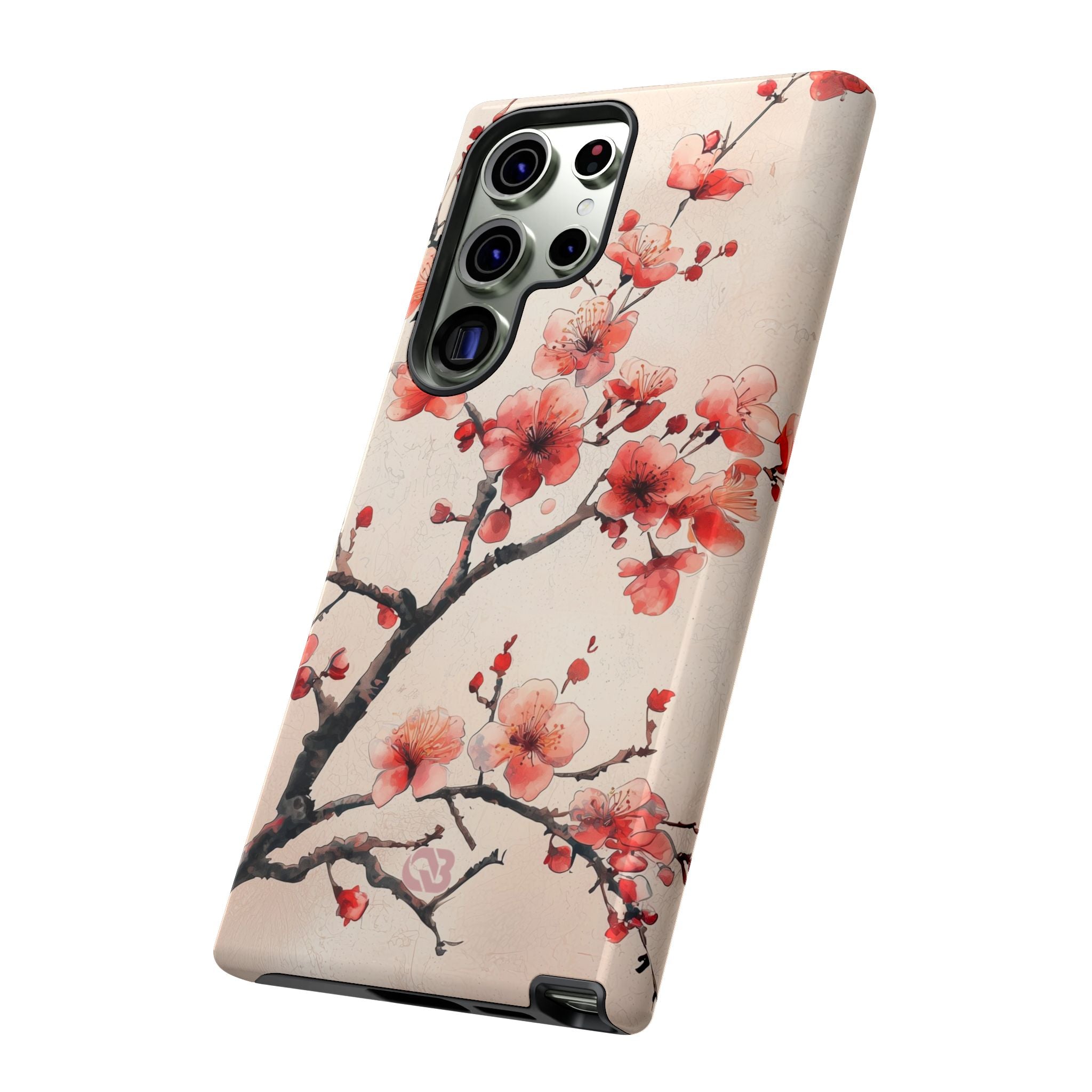 Crimson Silk Flora · Tough Phone Case for Samsung