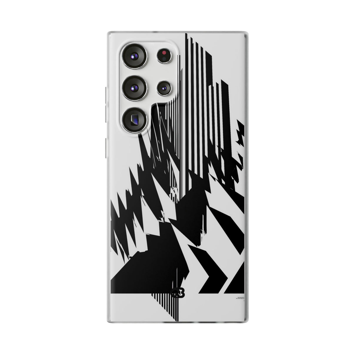 White Lite Phone Case for Samsung - Shattered Vector Spire