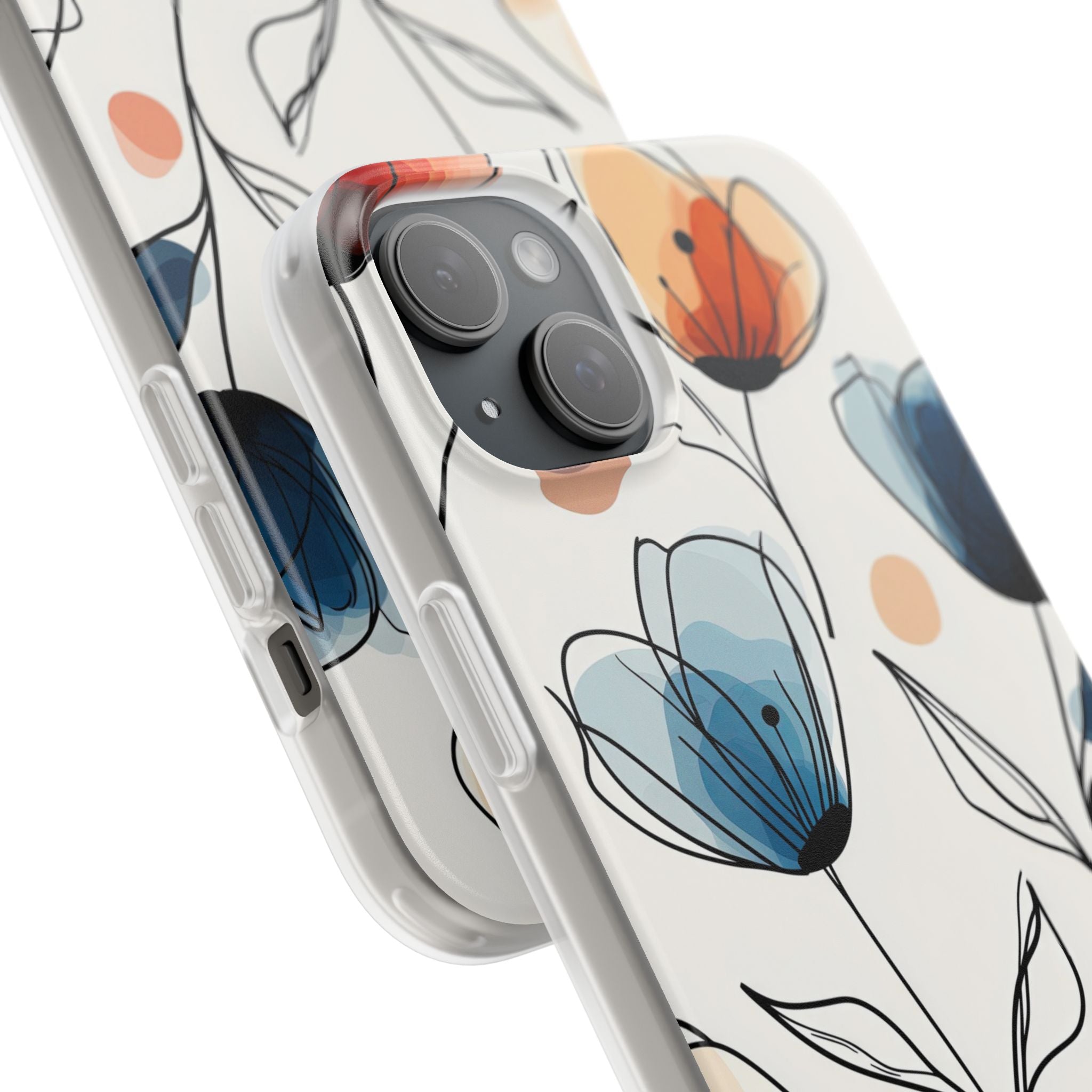 Ink Watercolor Tulips · Soft