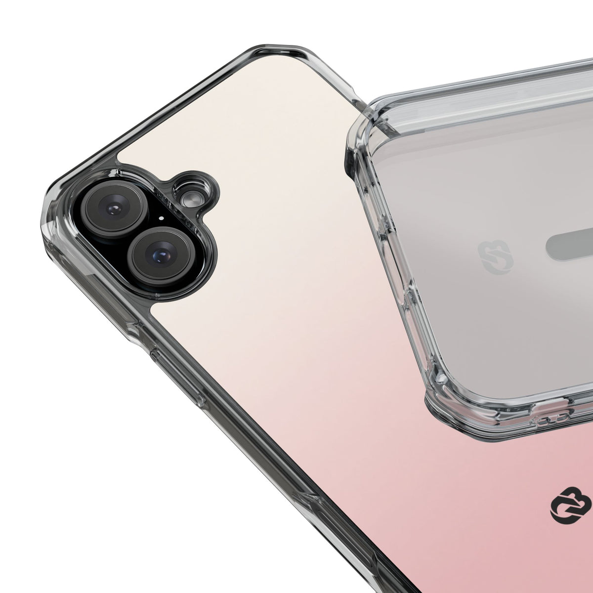 Blush Horizon · Clear Impact Magnetic Phone Case for iPhone · Pink